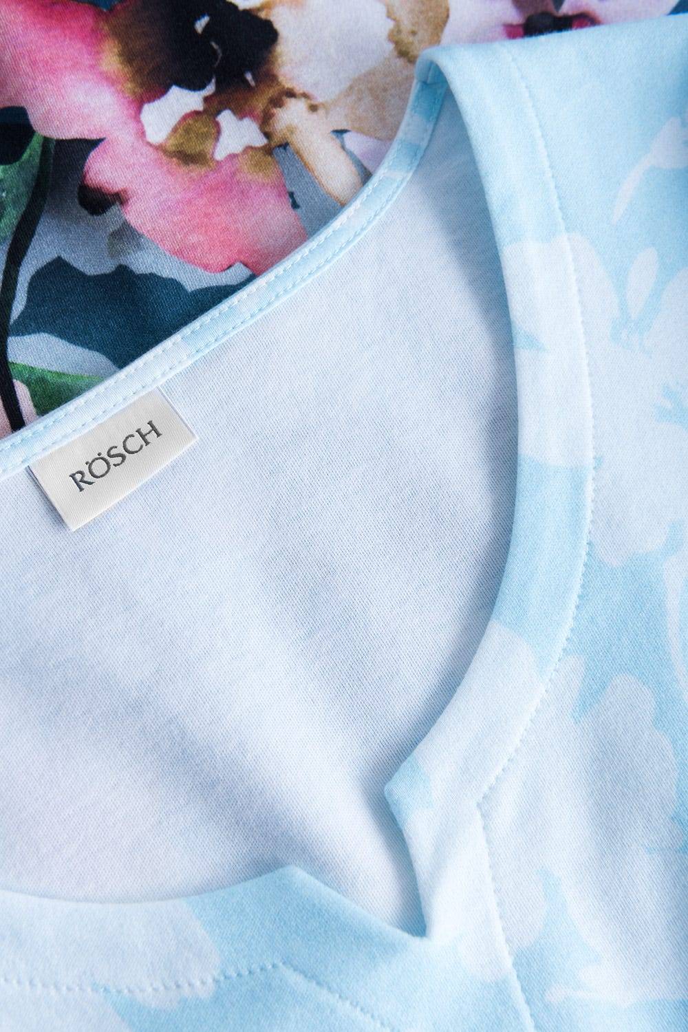 Rösch Nachtkleid mit platziertem Druck Kurzarm Baumwolle/Modal Letzter Tag