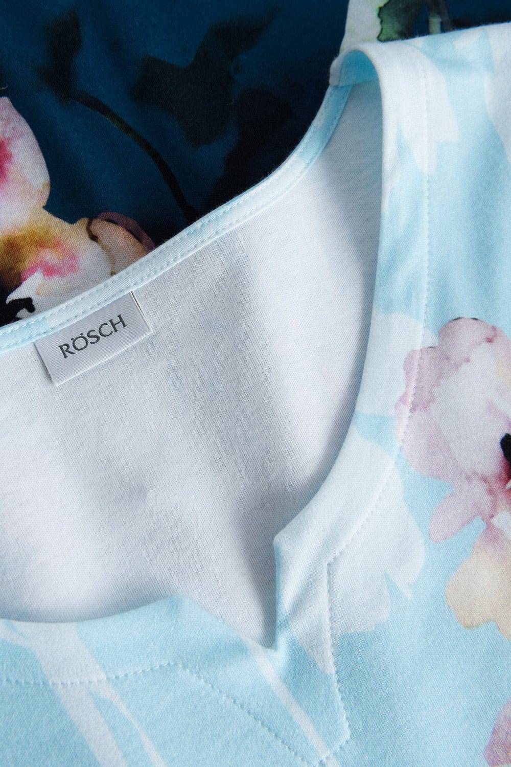 Rösch Pyjama mit platziertem Druck 7/8-Hose Kurzarm Baumwolle/Modal Zeitbegrenzte Promotion