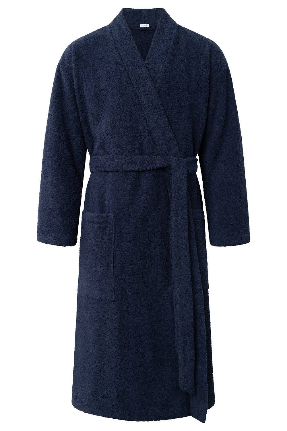 Rösch Herren Bademantel aus Frottee Midi Baumwolle/Polyester Nur noch ein Tag übrig