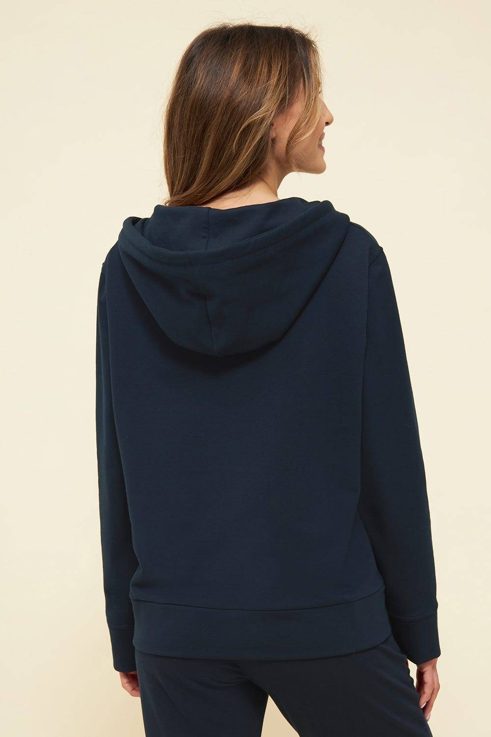 Rösch Basic Sweatjacke in Uni Kapuze Hoodie einfarbig Bio-Baumwolle/Elasthan thx Speichern exportieren