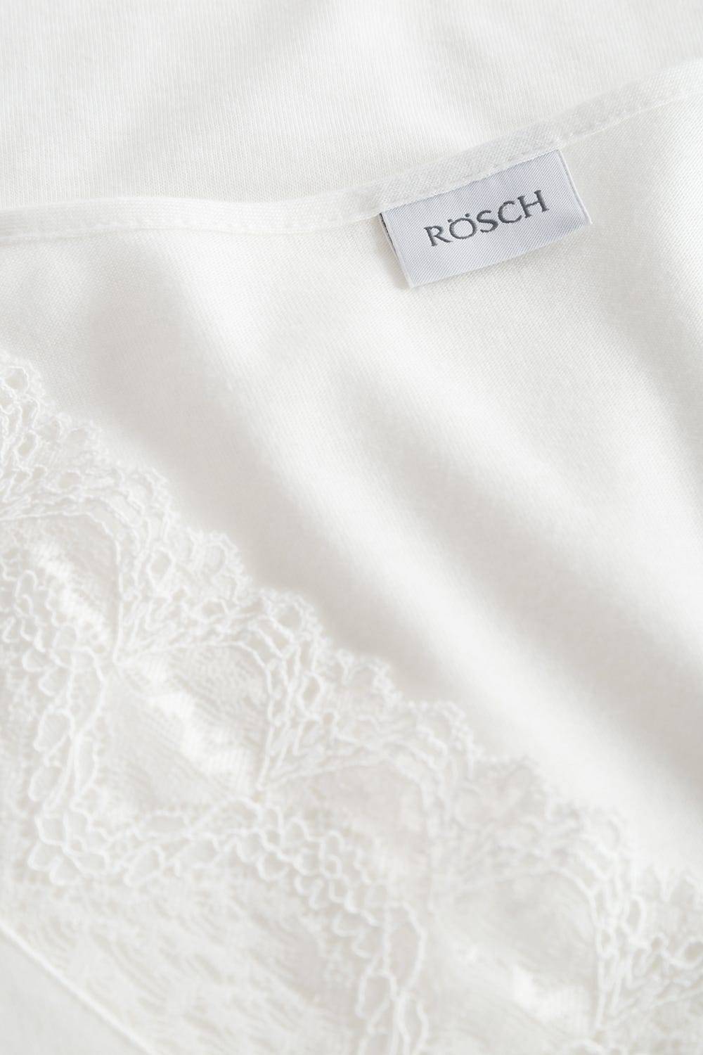 Rösch Nachthemd mit eleganten Spitzen-Details einfarbig romantisch verspielt Baumwolle/Modal Osterangebot