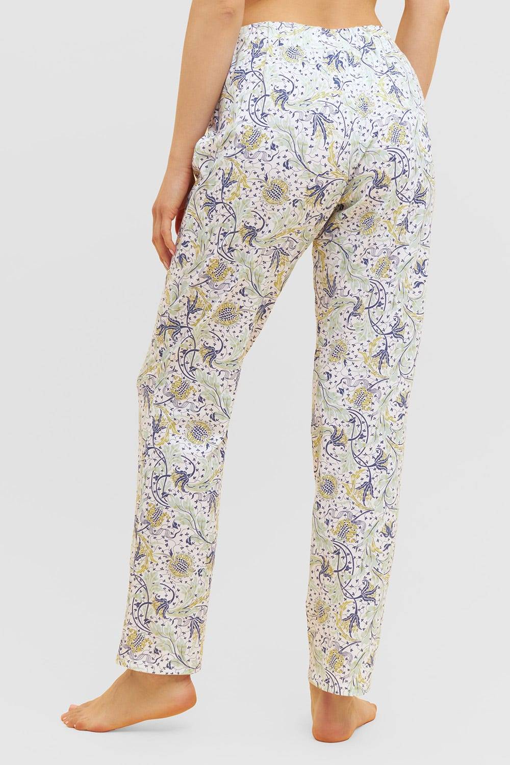 Rösch Basic Pyjamahose lang im floralen Ornament-Print Mix &amp; Match 1884808 Top Angebot