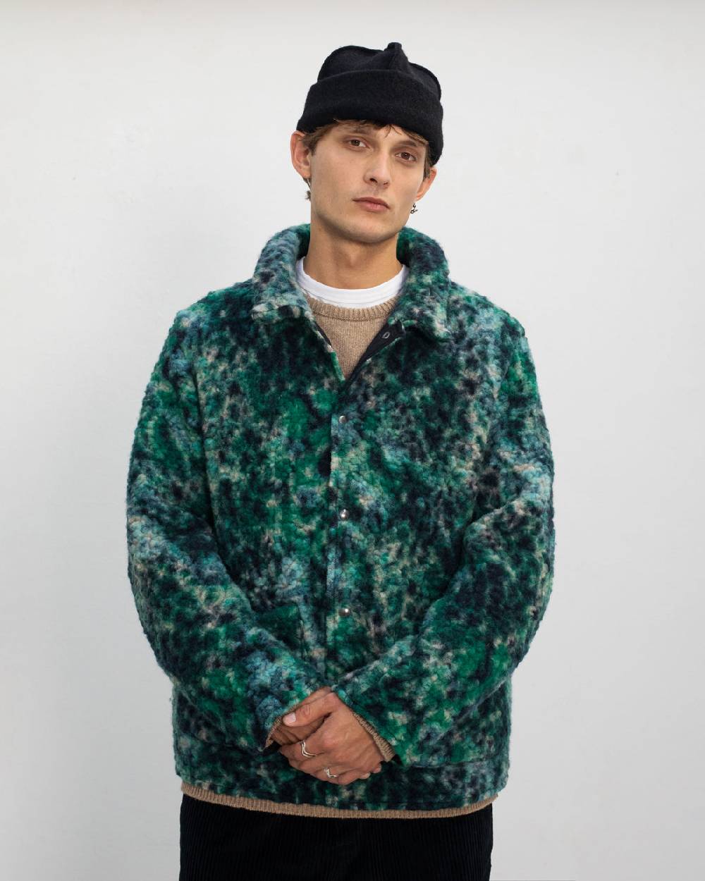 Rotholz Schwere Sherpa Jacke Bio Wollmischung - Multi Cyber Monday