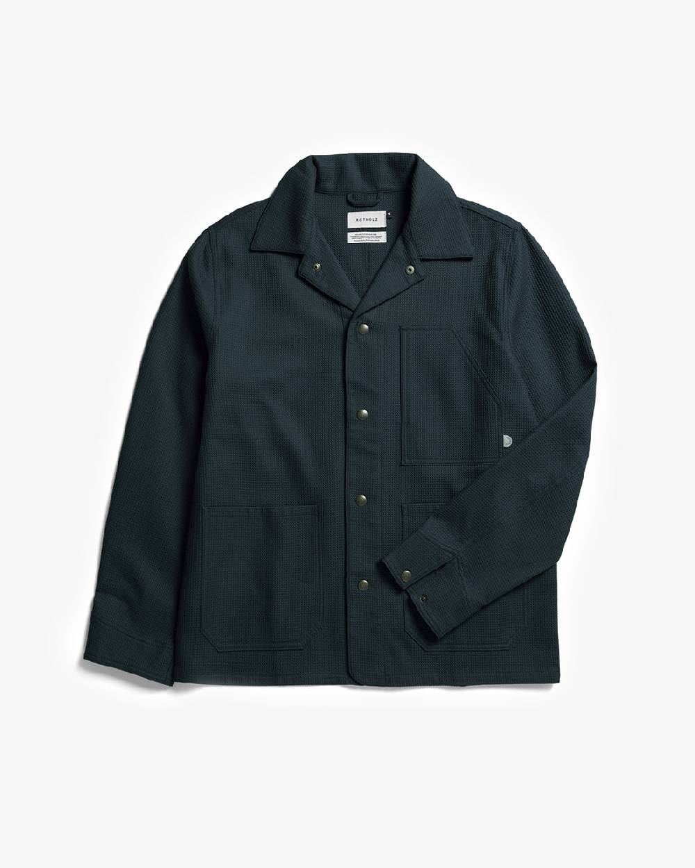 Rotholz Leichte Jacke Waffle Cotton - Blau Weihnachtsangebot