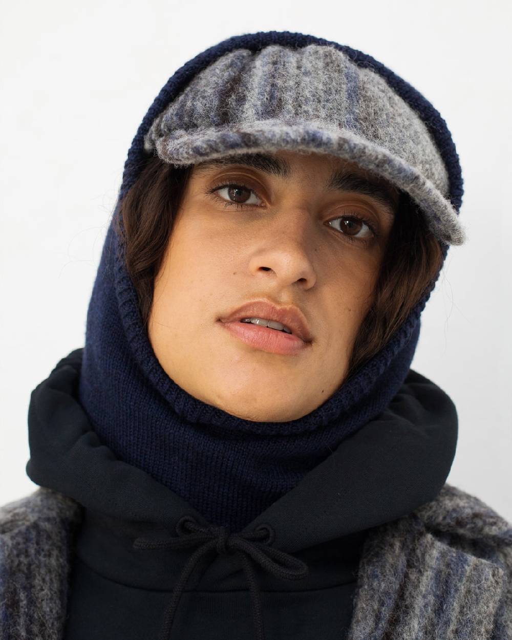 Rotholz Gestrickte Balaklava - Blau Jubiläumsangebot
