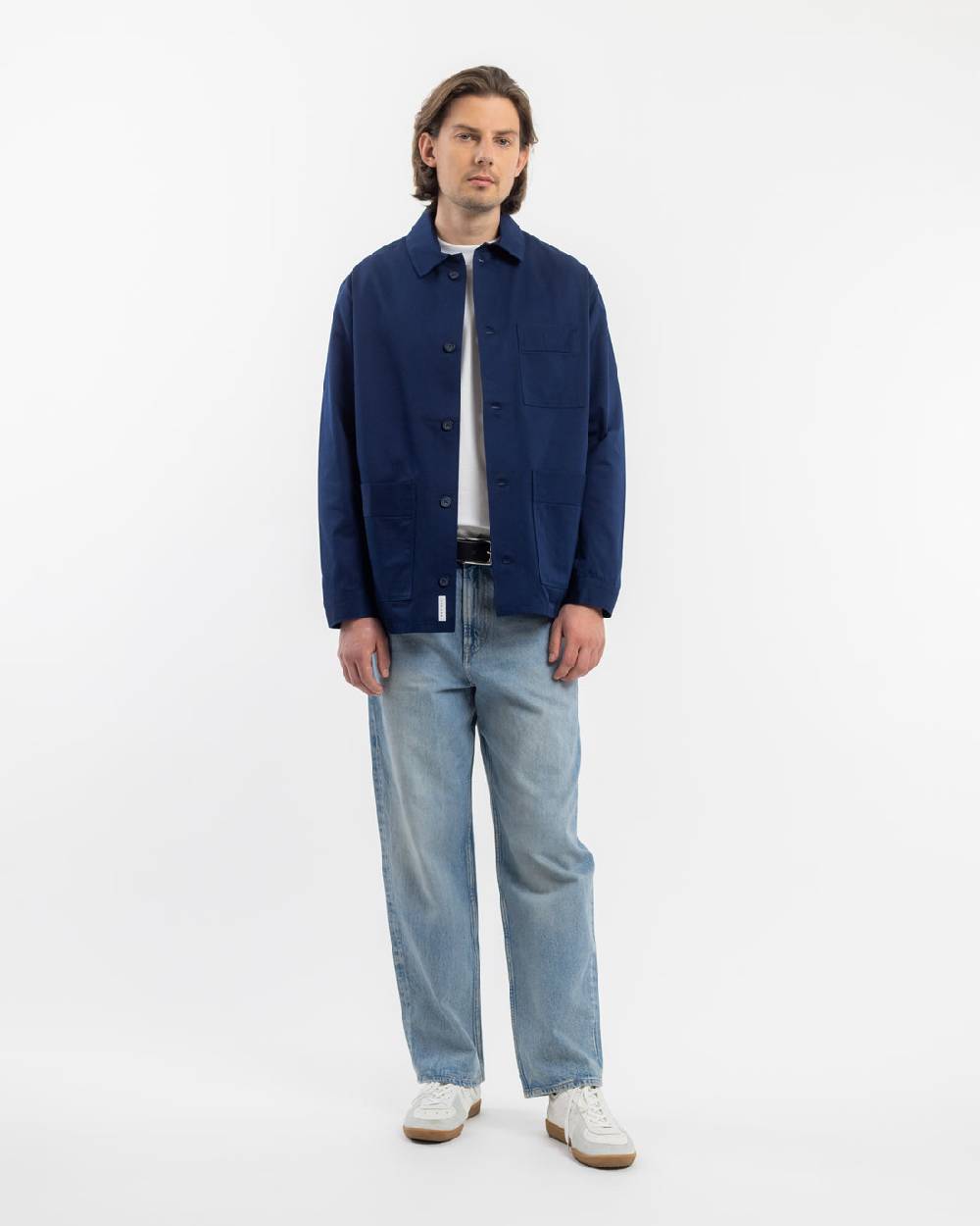 Rotholz Workwear Jacke Bio Twill - Blau Bis zu 65% Rabatt