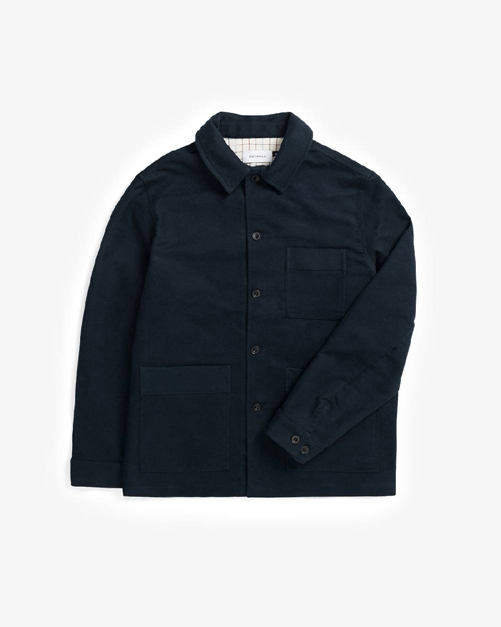 Rotholz Schwere Moleskin Jacke Bio Baumwolle - Blau Nur noch ein Tag übrig
