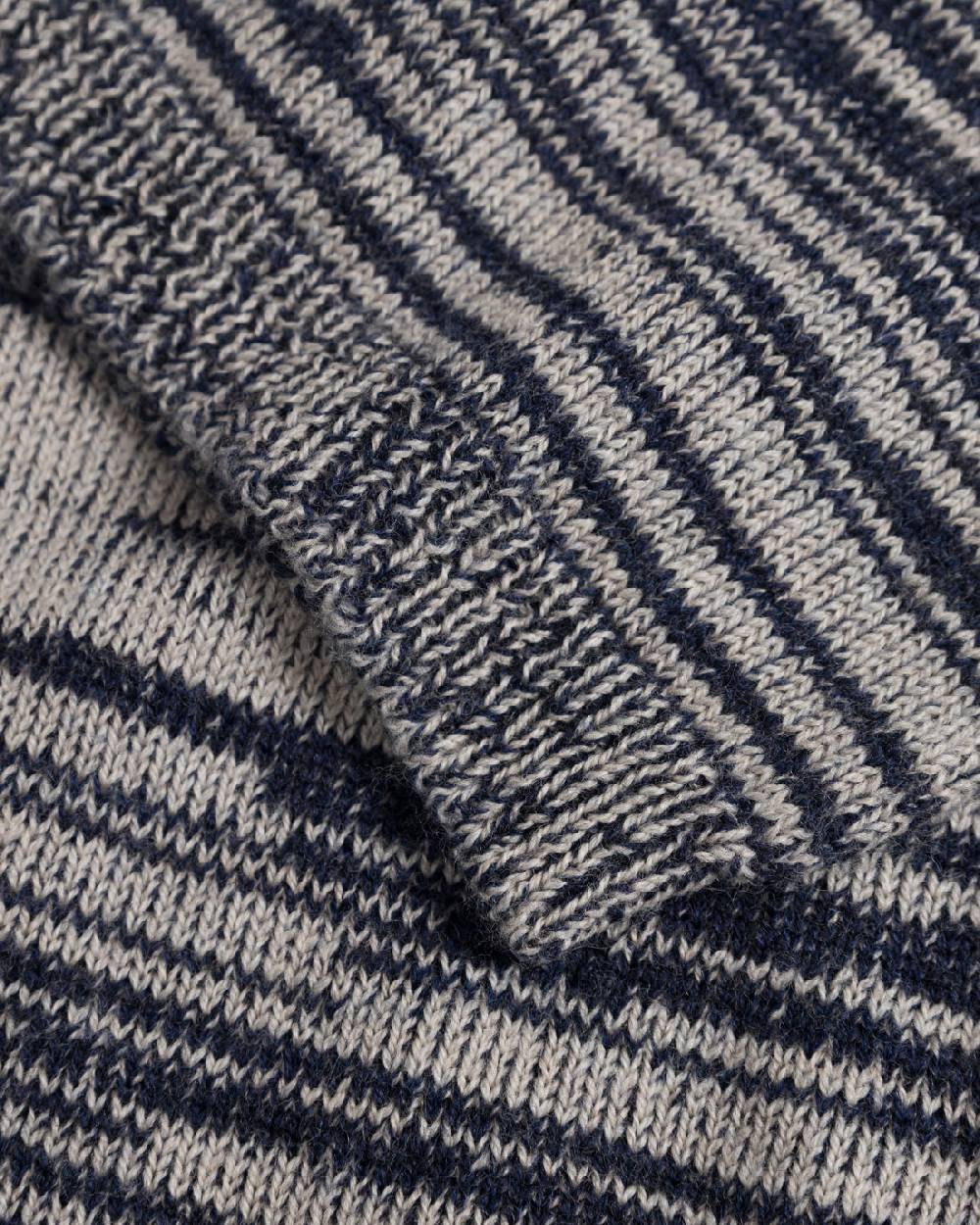 Rotholz Gestrickte Balaklava - Blau Gestreift zollfrei