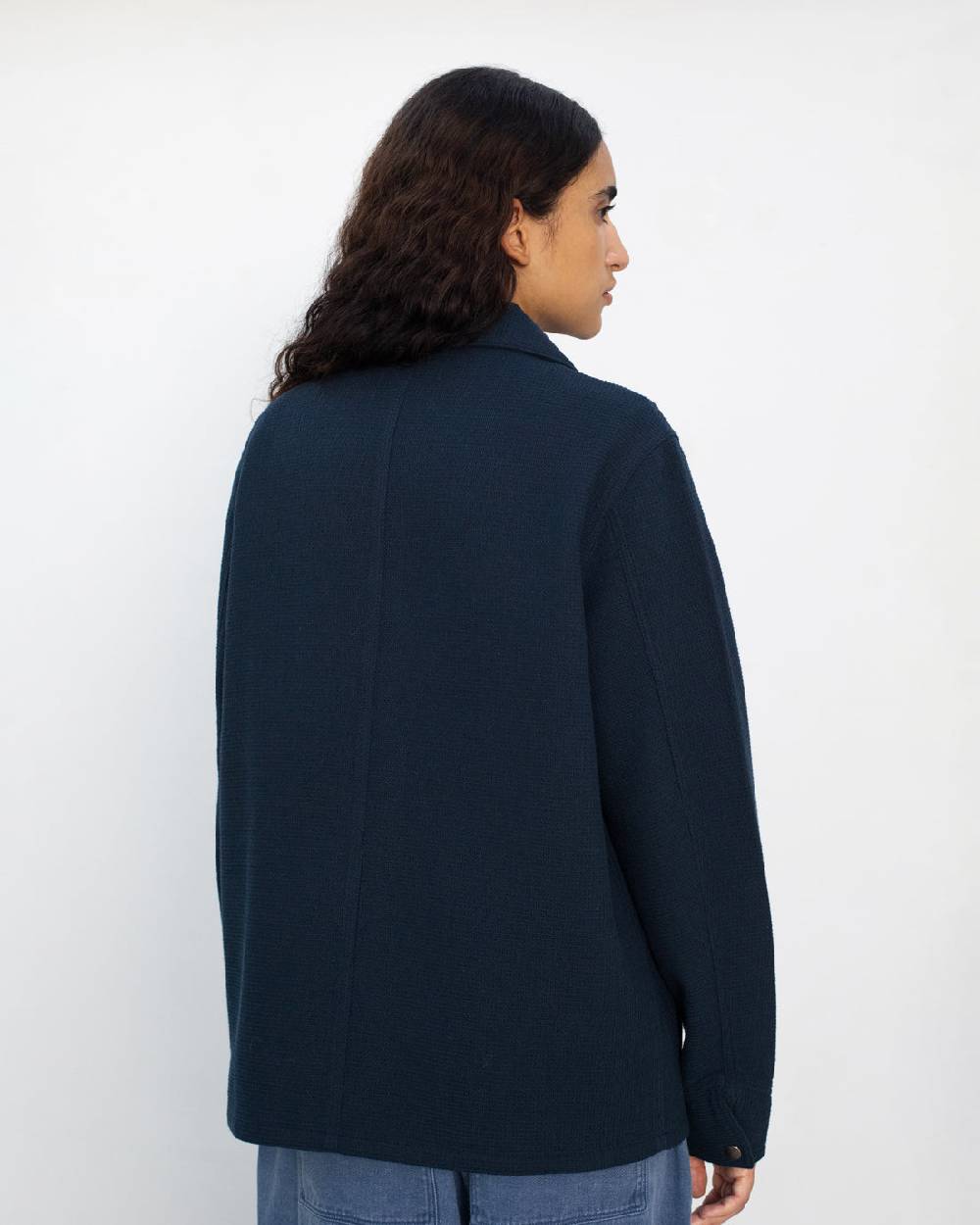 Rotholz Leichte Jacke Waffle Cotton - Blau Verkauf