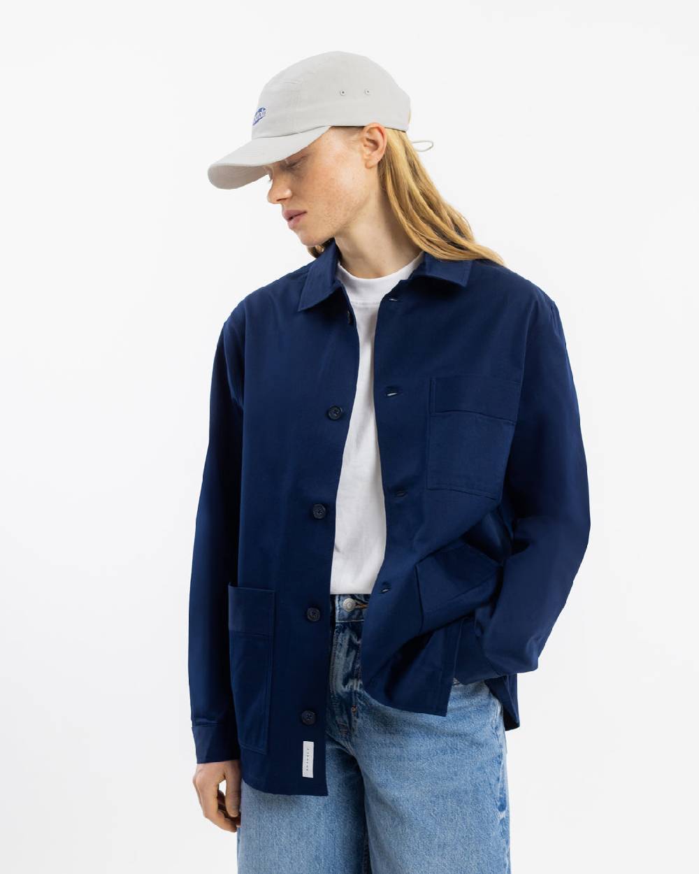 Rotholz Workwear Jacke Bio Twill - Blau Kostenloser Versand