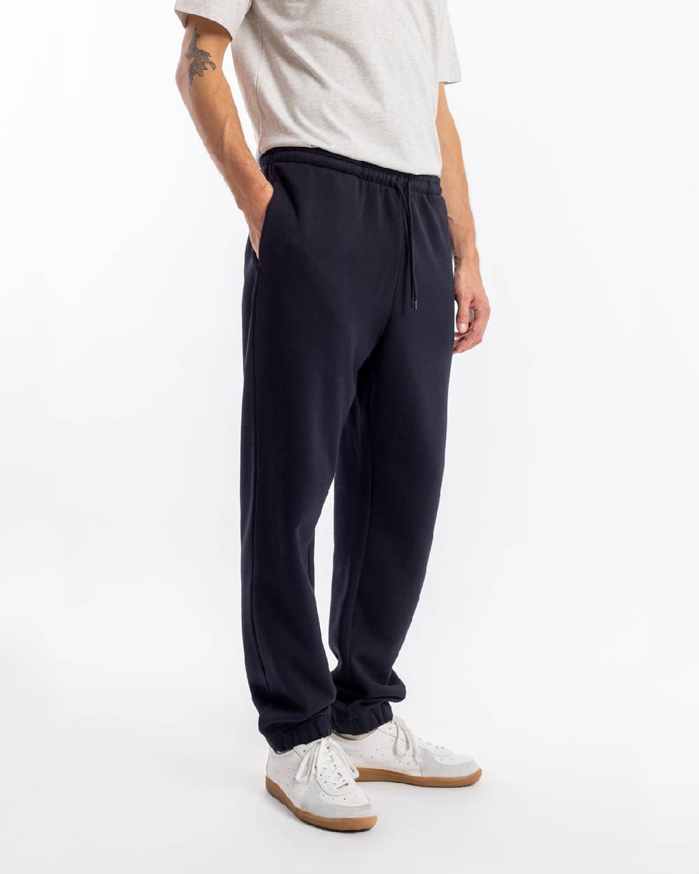 Rotholz Logo Sweatpants Bio Baumwolle - Schwarz Riesige Ersparnisse