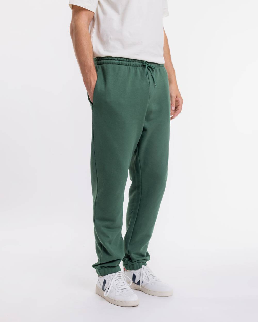 Rotholz Logo Sweatpants aus Bio-Baumwolle Grün VIP-Rabatte