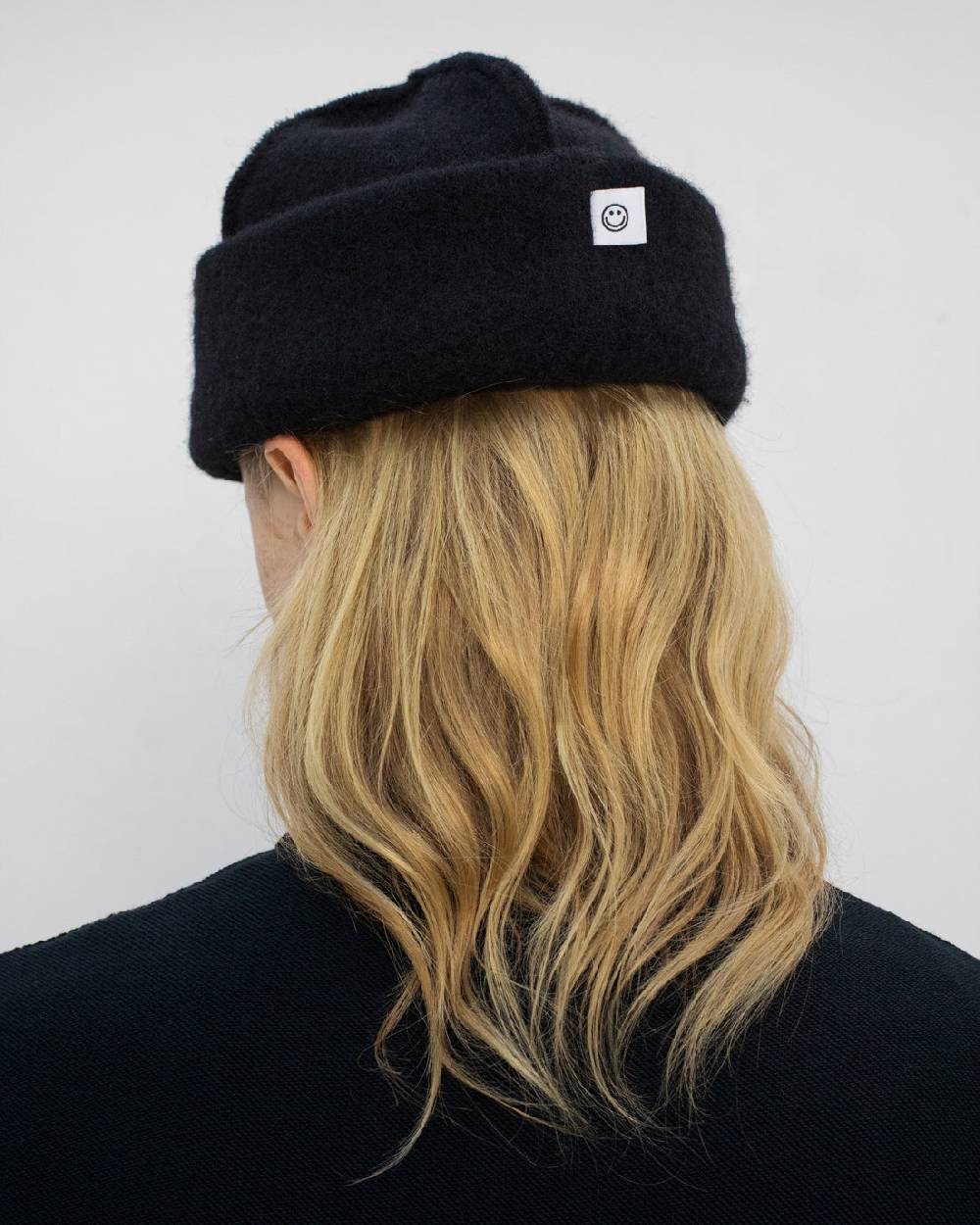 Rotholz Toque Bio Wollmischung - Schwarz Sonderangebot der Fabrik