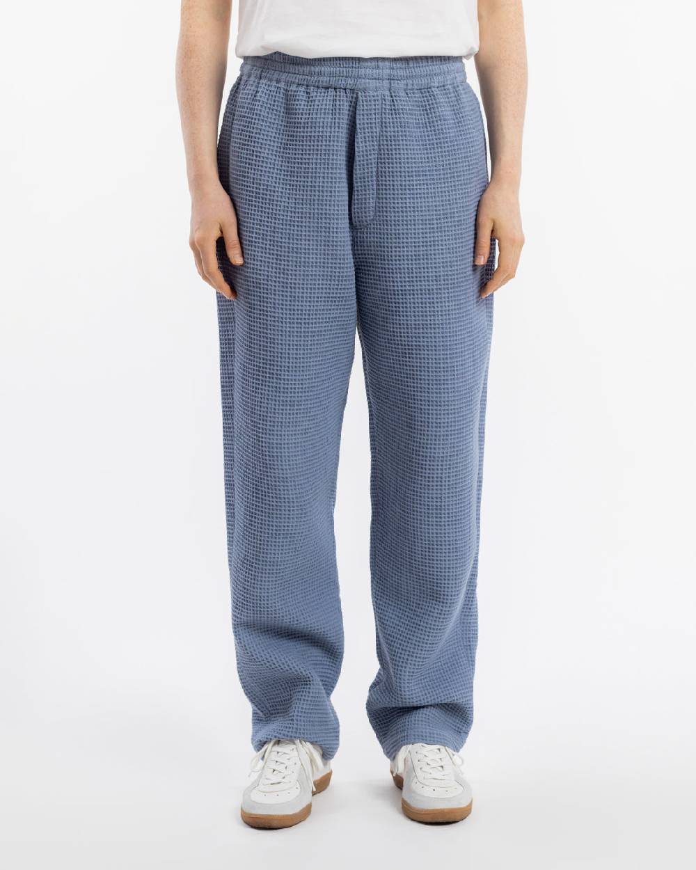 Rotholz Weite Hose Waffle Cotton - Hellblau 50% Rabatt mit kostenlosem Versand