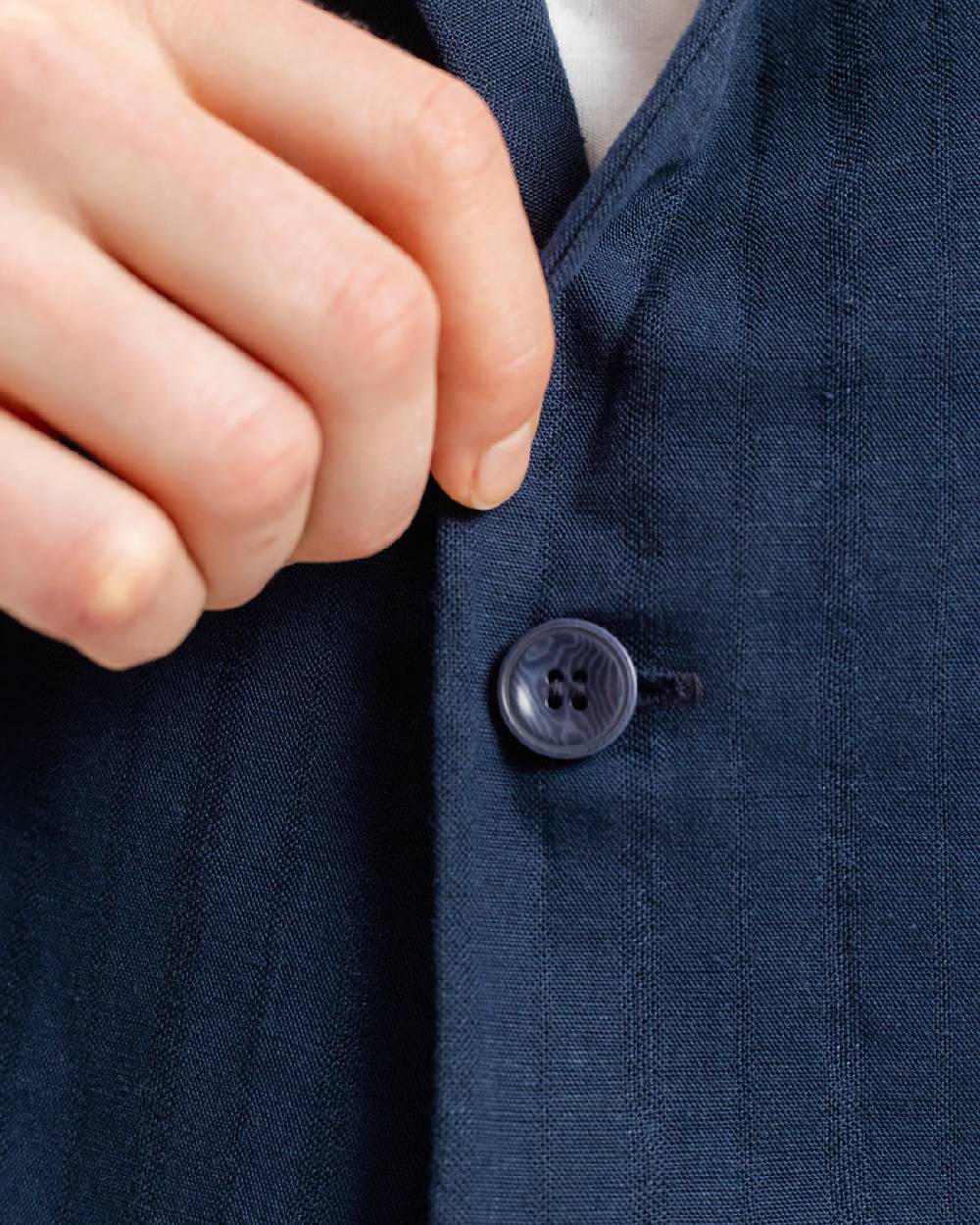 Rotholz Workwear Blazer Leinen Mix - Dunkelblau Hotsell