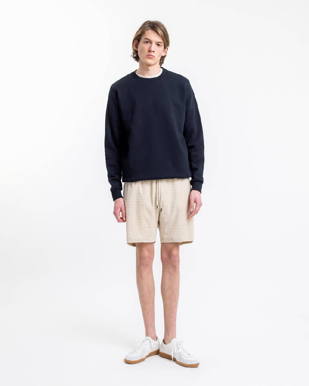 Rotholz Frottee Shorts aus Bio-Baumwolle Creme Neuheiten
