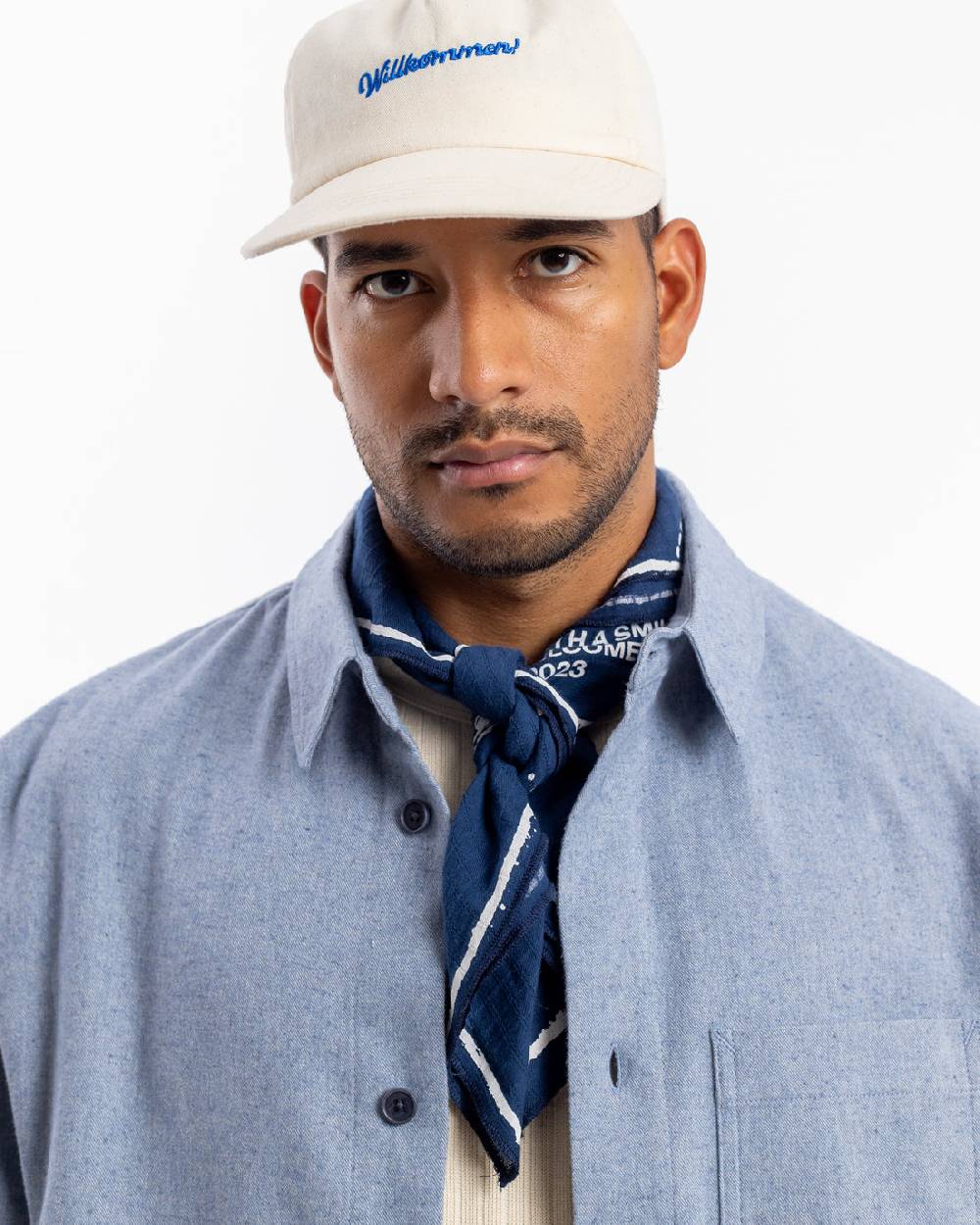 Rotholz Hemd Bio Baumwolle - Denim Blau VIP-Rabatte