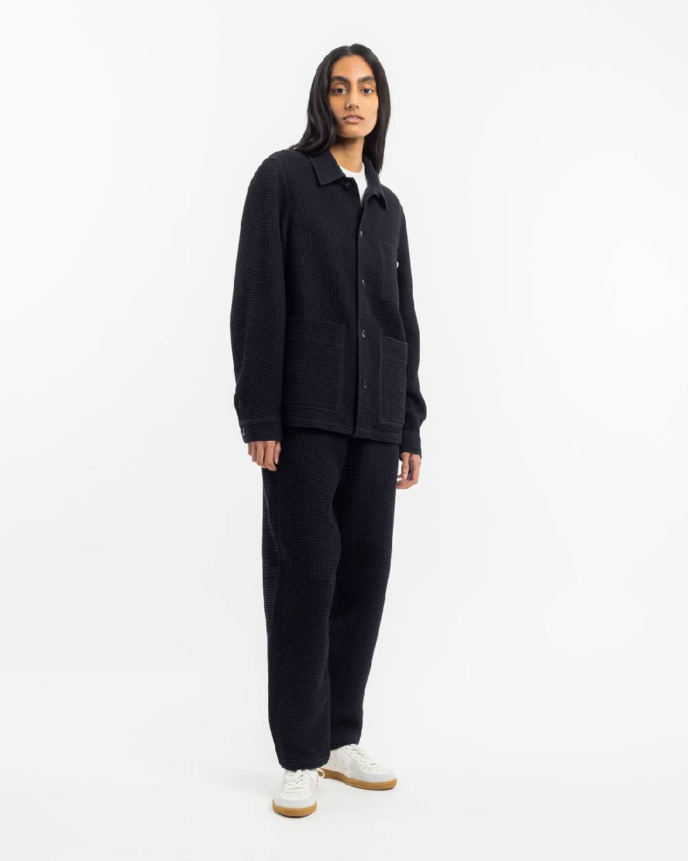Rotholz Workwear Jacke Waffle Cotton - Schwarz Bis zu 55% Rabatt