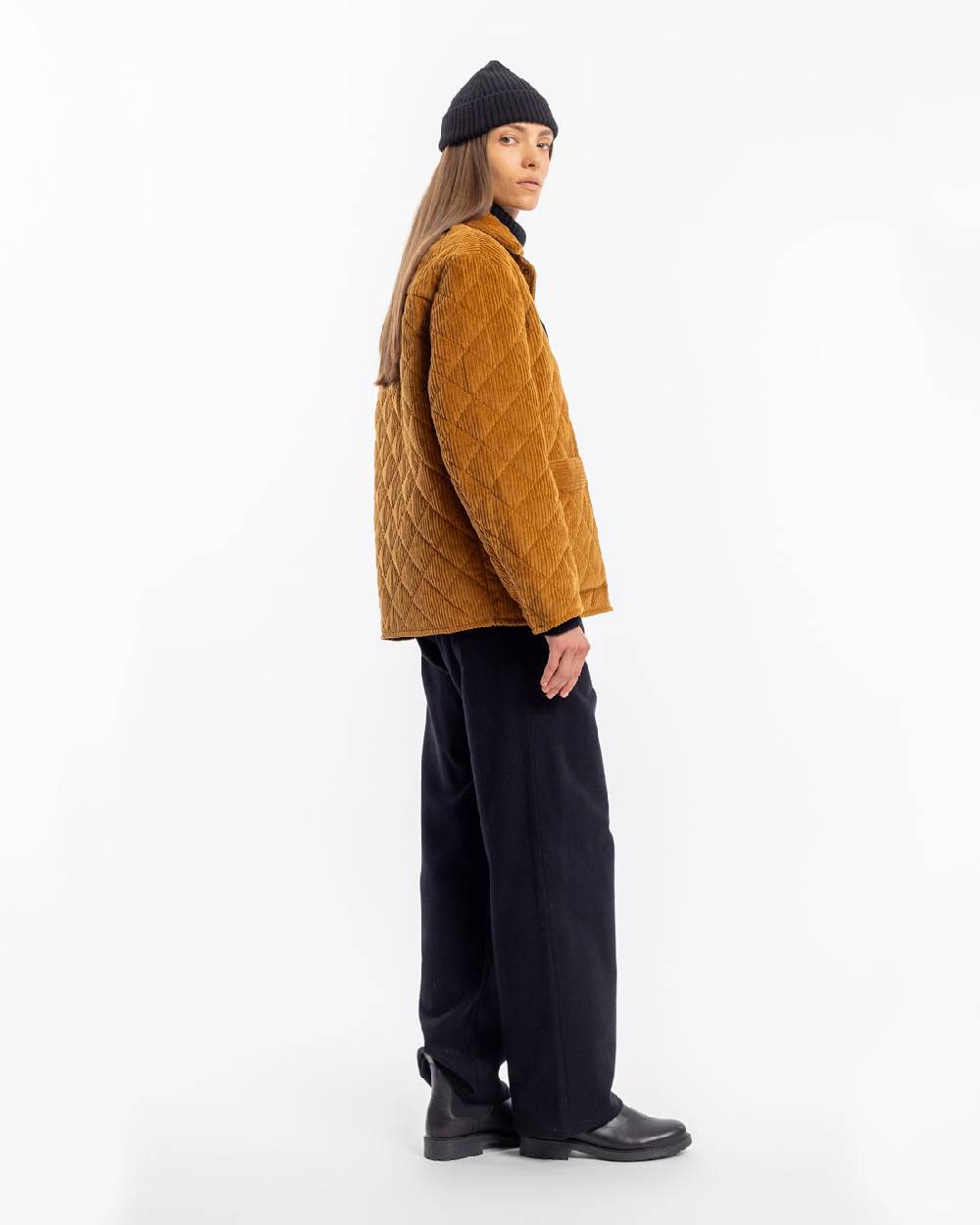 Rotholz Gesteppte Cord Jacke - Toffee Begrenzte Freigabe