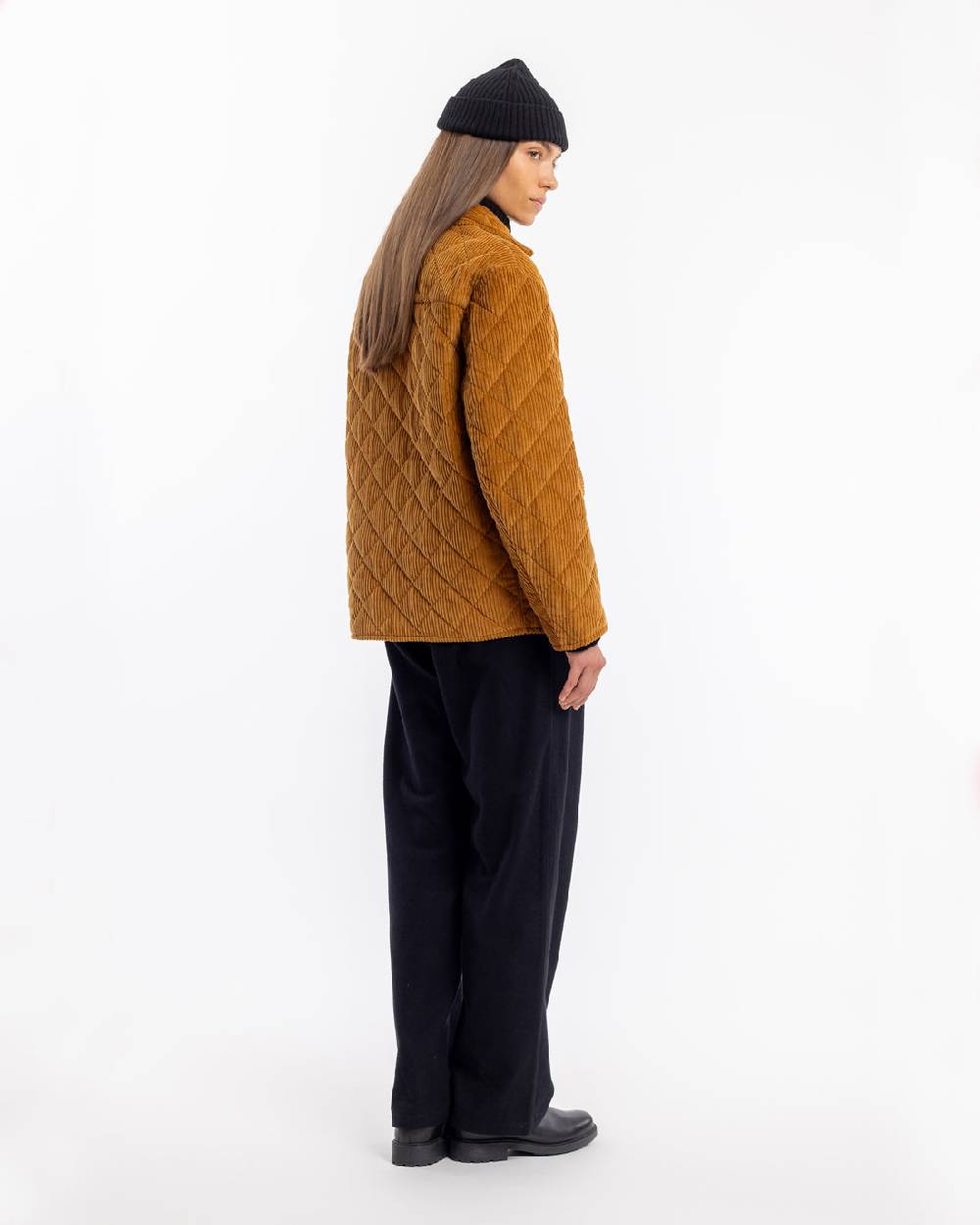 Rotholz Gesteppte Cord Jacke - Toffee Begrenzte Freigabe