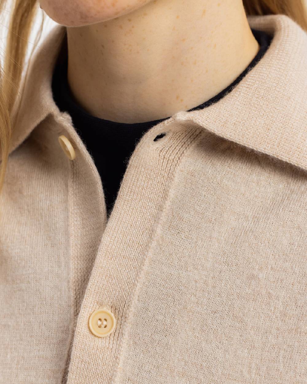 Rotholz Strick Shirt Merinowolle - Sand Bis zu 60% Rabatt