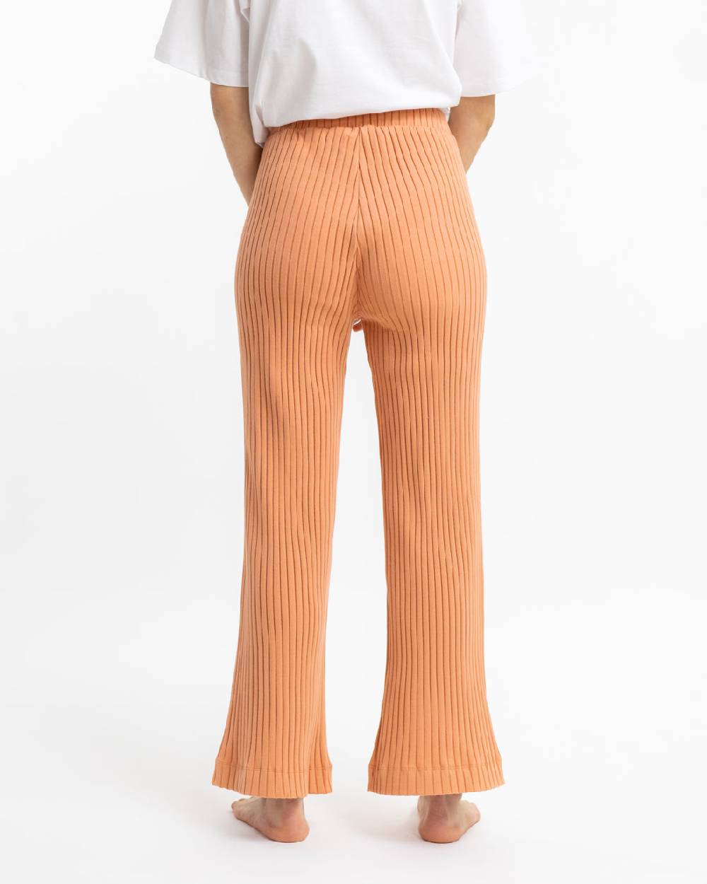 Rotholz Gerippte Hose aus Bio-Baumwolle Apricot Fabrikpreis