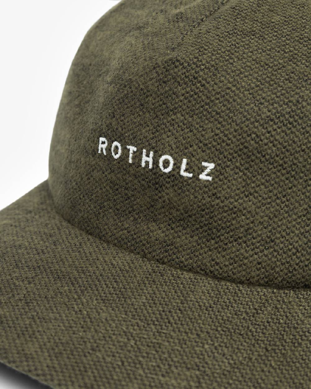 Rotholz Flannel Floppy Cap Bio Baumwolle - Grün Black Friday