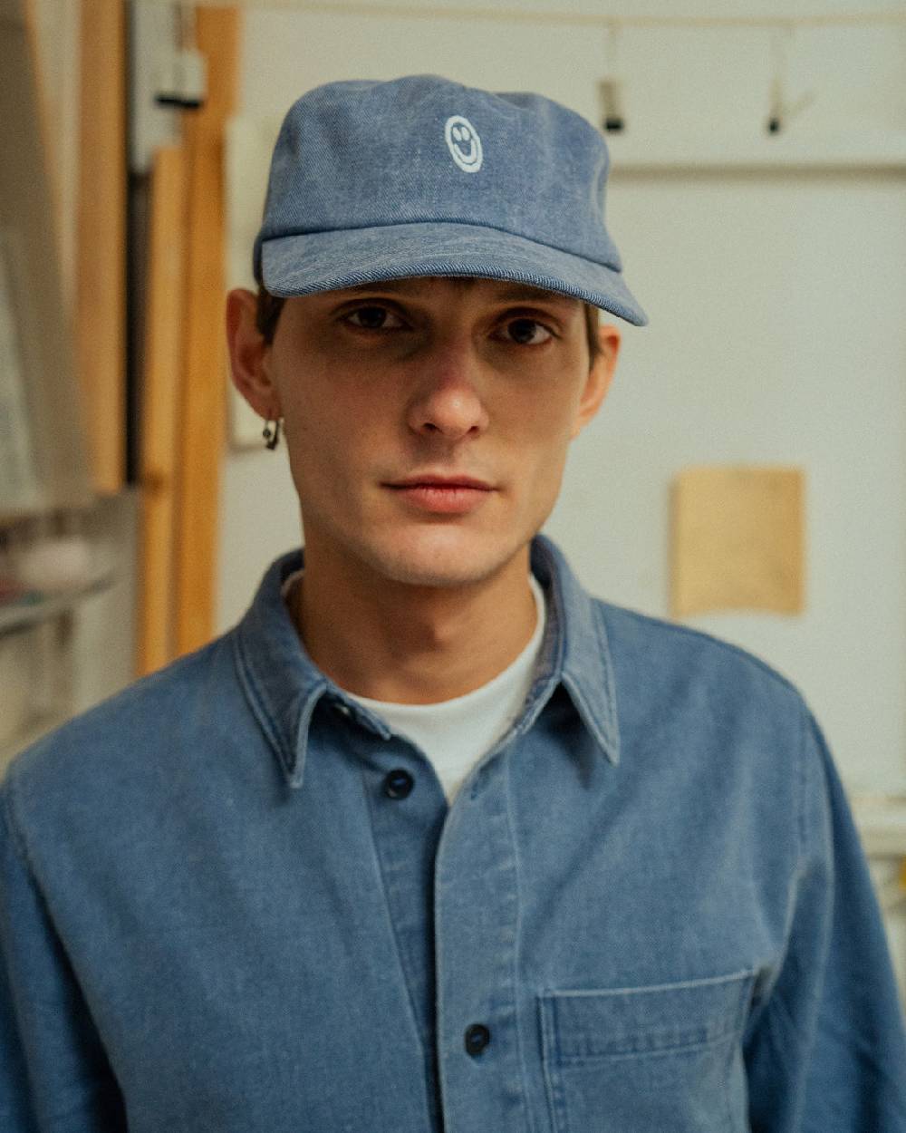 Rotholz Denim Floppy Cap - Blau VIP-Rabatte