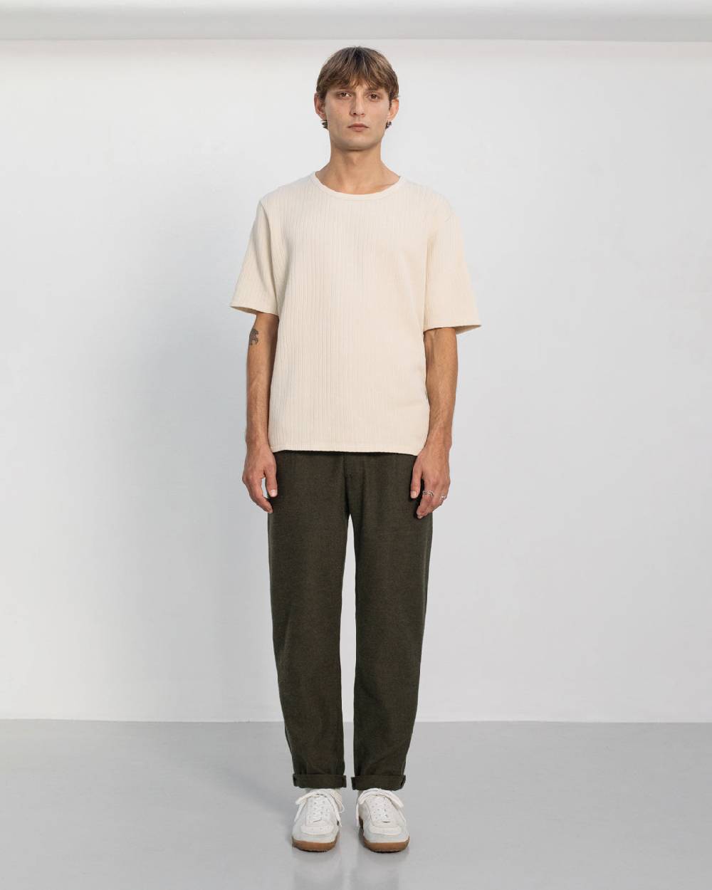 Rotholz Everyday Flanell Hose Bio Baumwolle - Grün Blitzverkäufe