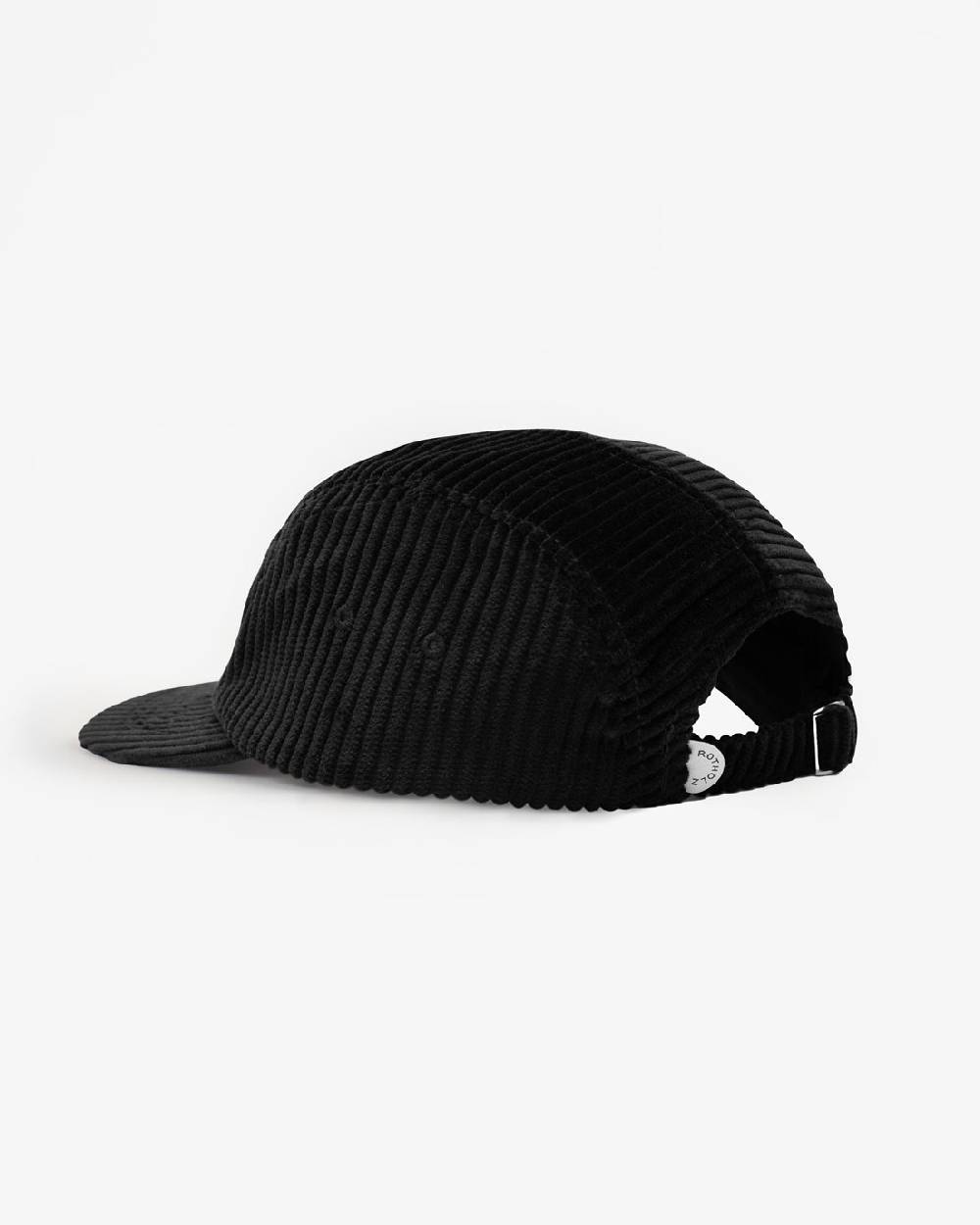 Rotholz Cord 5-Panel Bio Baumwolle - Schwarz Rabatt