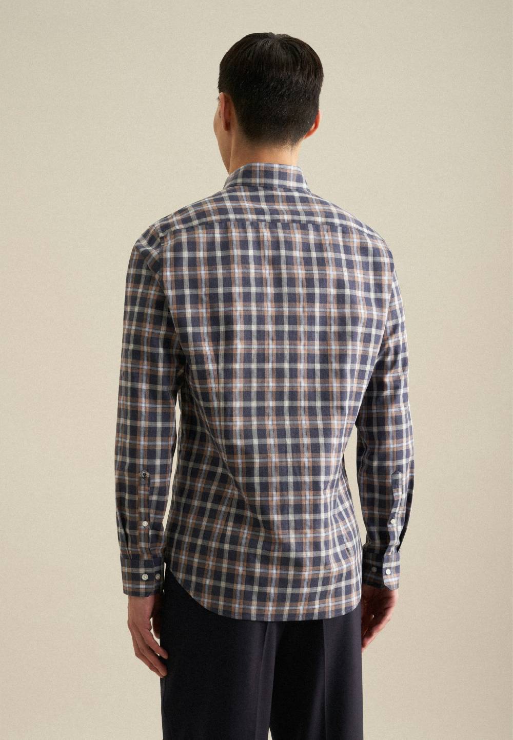 Seidensticker Fil a fil Flanellhemd in Shaped mit Button-Down-Kragen JETZT KAUFEN