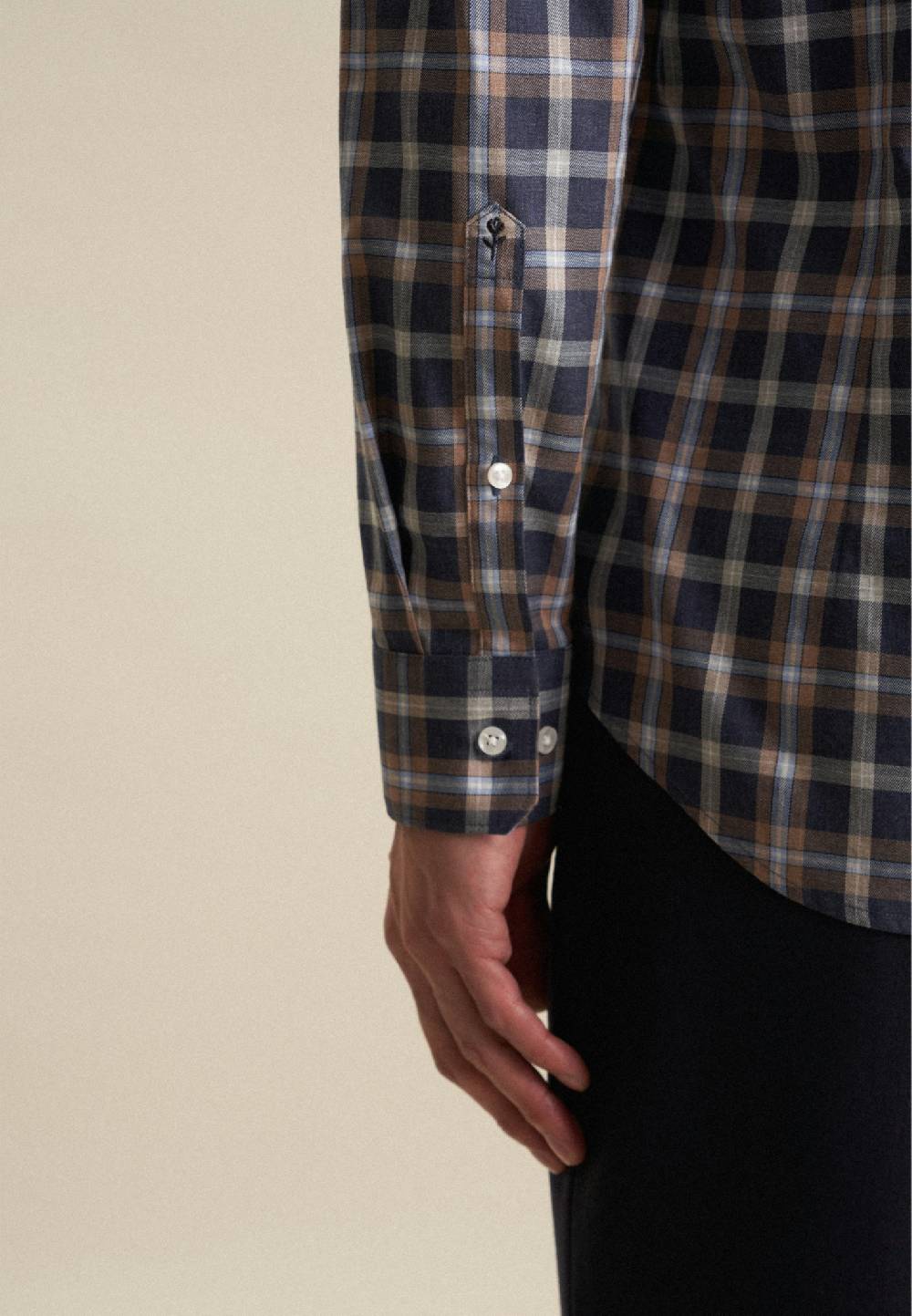 Seidensticker Fil a fil Flanellhemd in Shaped mit Button-Down-Kragen JETZT KAUFEN