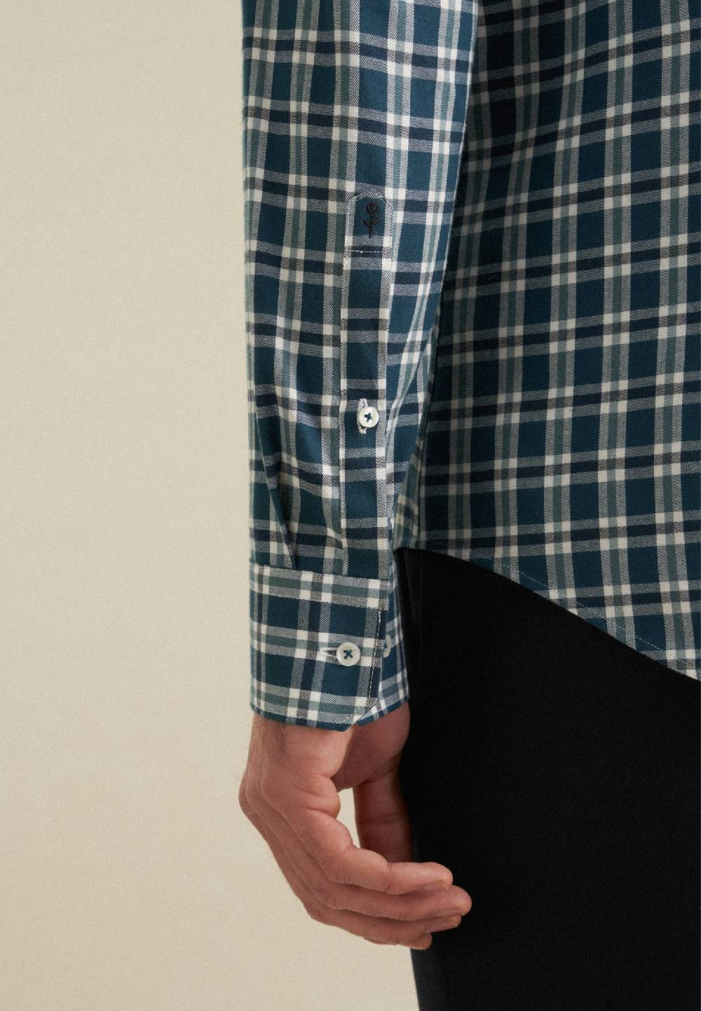 Seidensticker Flanell Flanellhemd in Slim mit Button-Down-Kragen Discount Store für neue Produkte