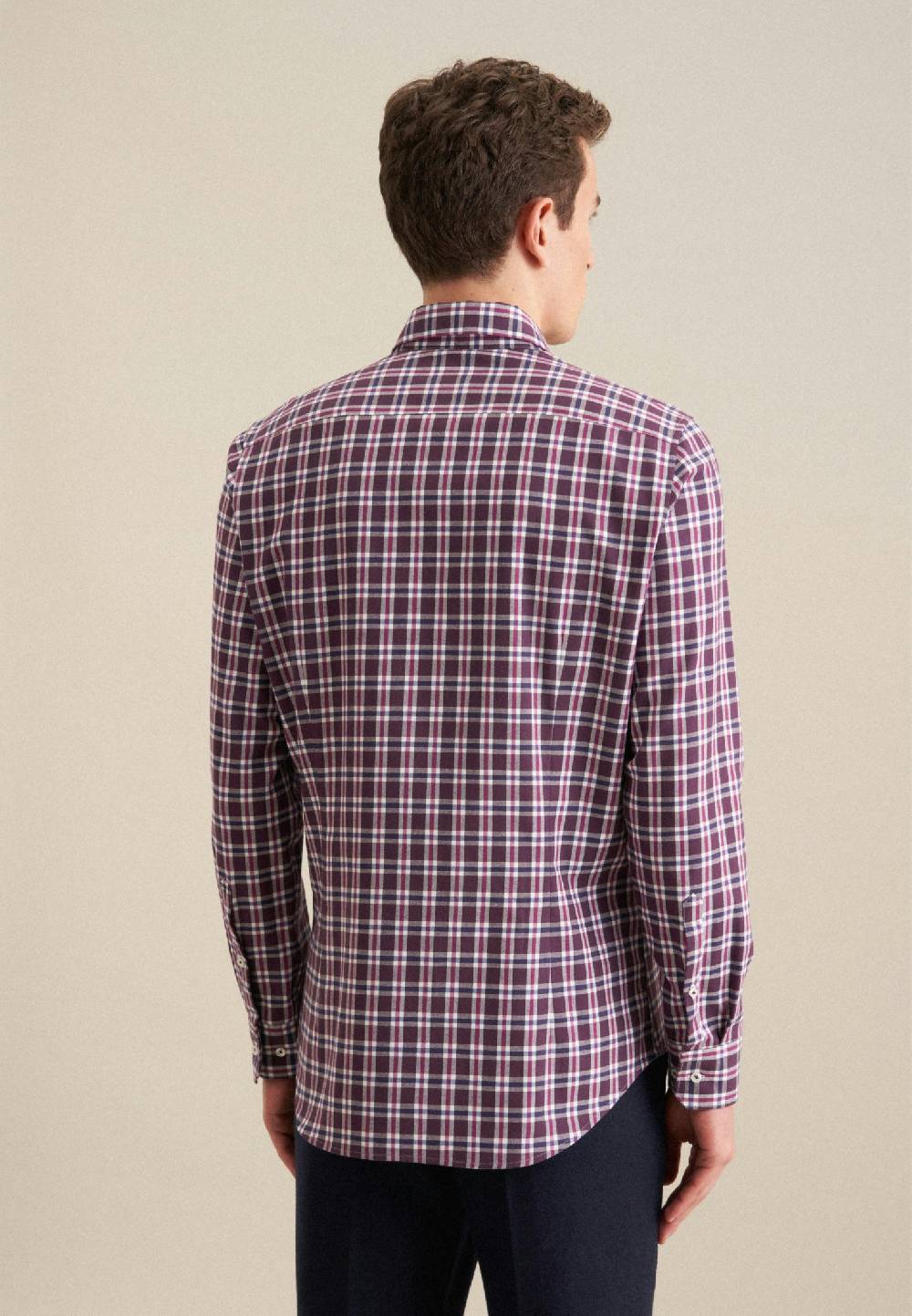 Seidensticker Flanell Flanellhemd in Slim mit Button-Down-Kragen Nur noch ein Tag übrig