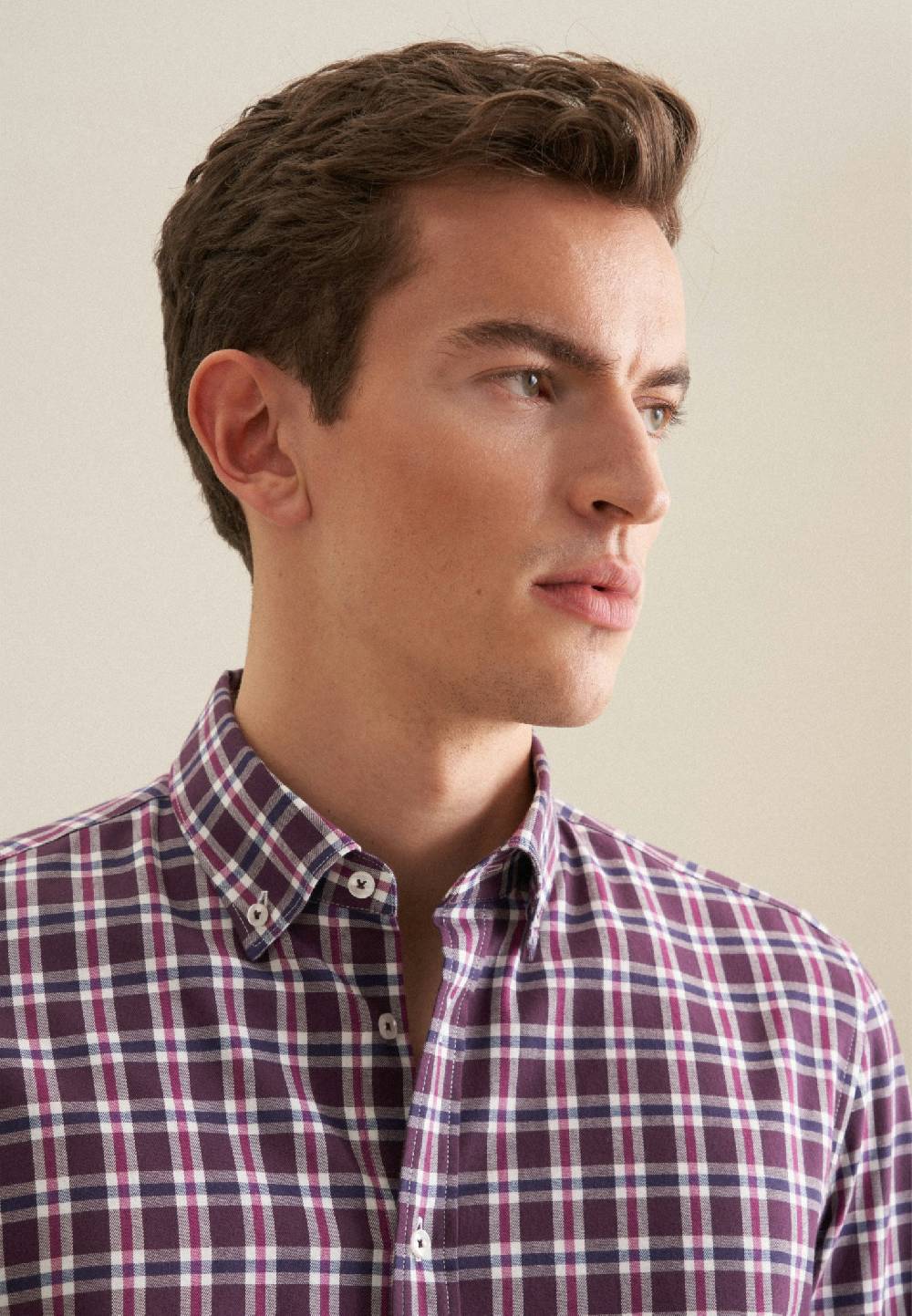 Seidensticker Flanell Flanellhemd in Slim mit Button-Down-Kragen Nur noch ein Tag übrig