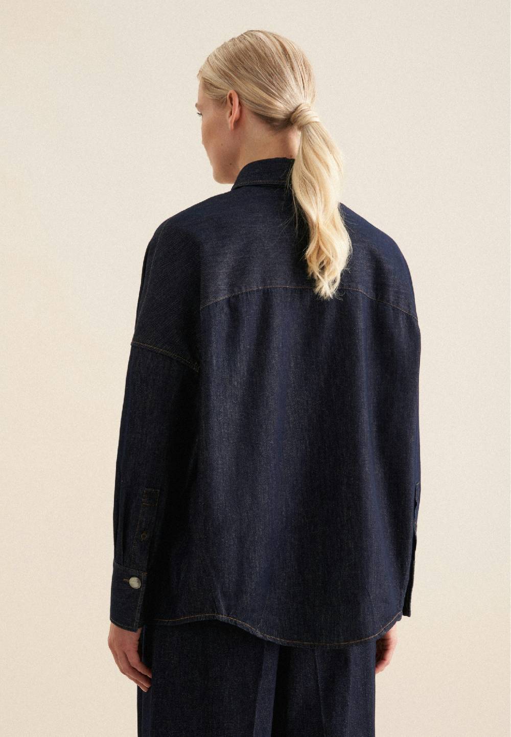 Seidensticker Denim Hemdbluse zollfrei