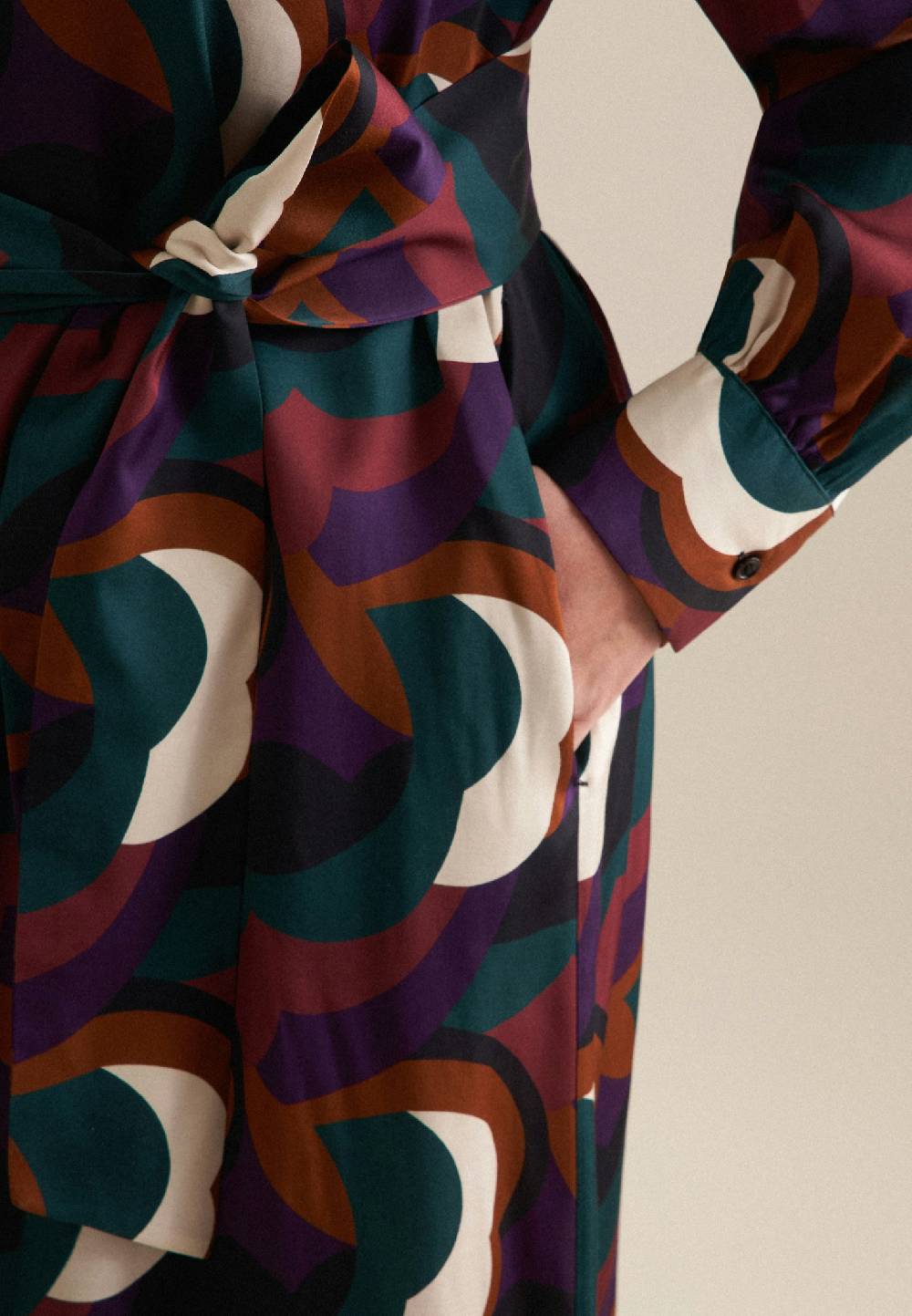 Seidensticker Curvy Kragen Kleid Regular Große Rabatte