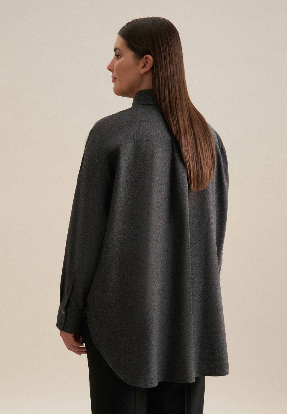 Seidensticker Curvy Kragen Longbluse Oversized Räumungsverkauf