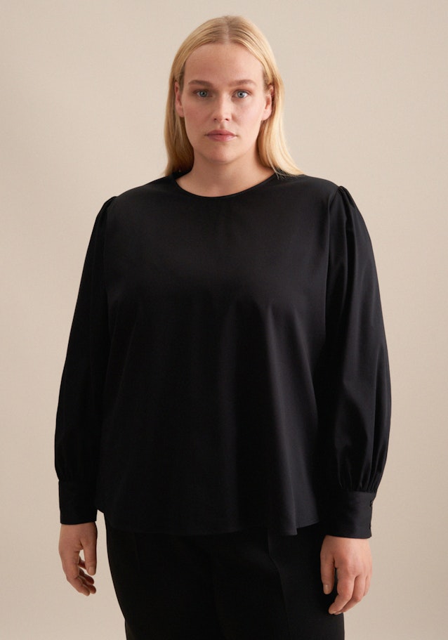 Seidensticker Curvy Rundhals Shirtbluse Regular