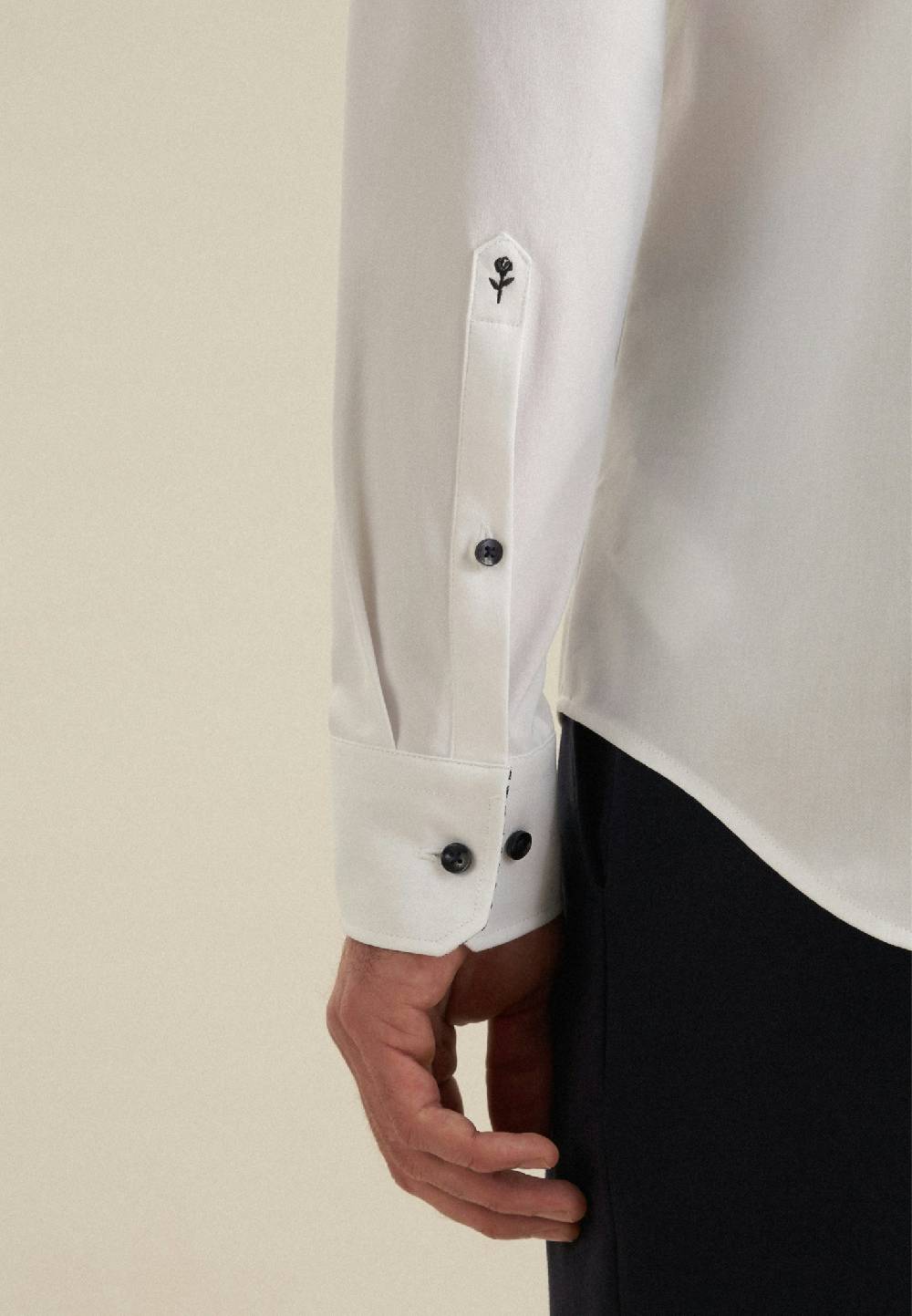 Seidensticker Twill Performance-Hemd in Slim mit Kentkragen Letzter Tag