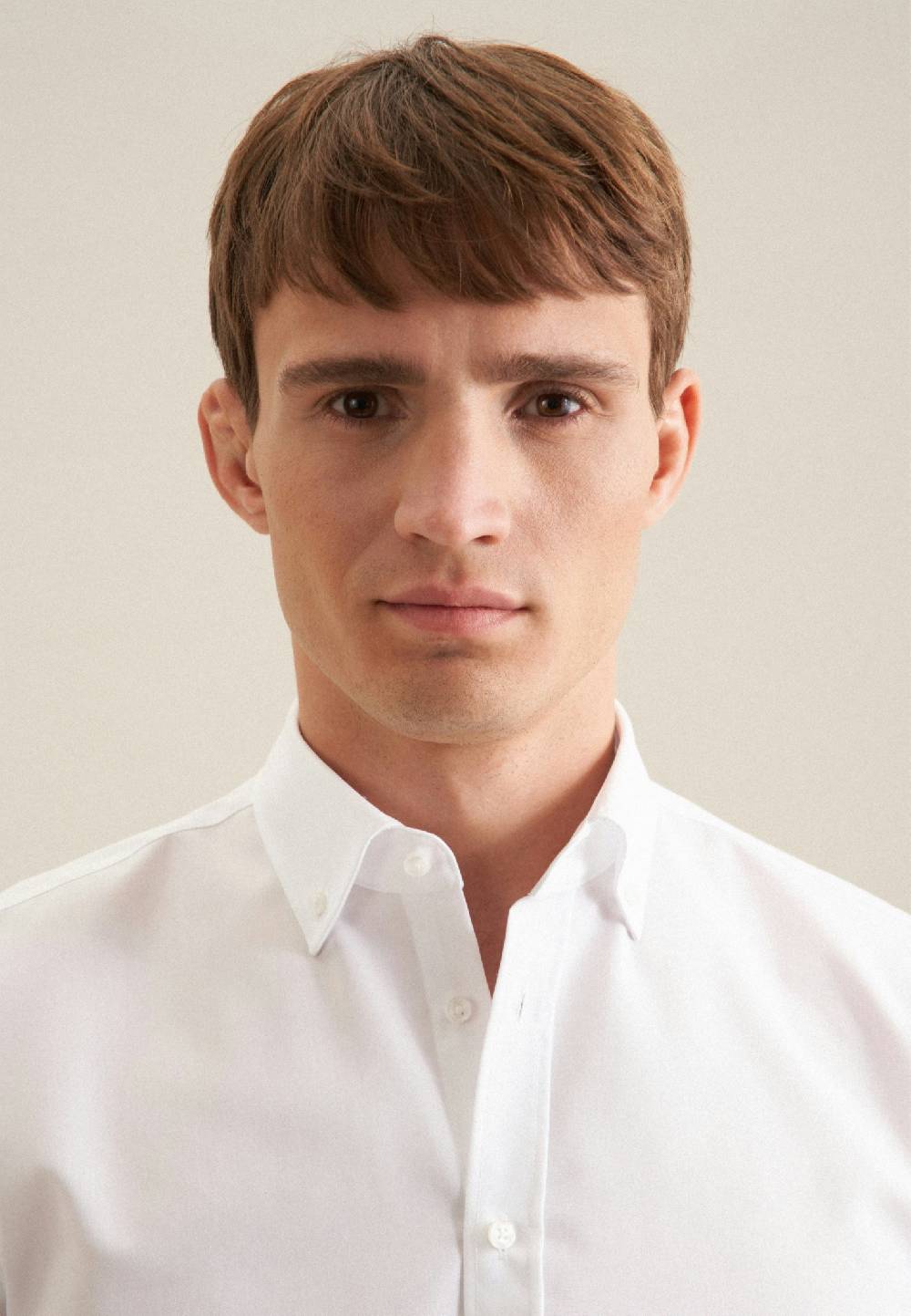 Seidensticker Bügelfreies Popeline Business Hemd in Slim mit Button-Down-Kragen Discount Store für neue Produkte