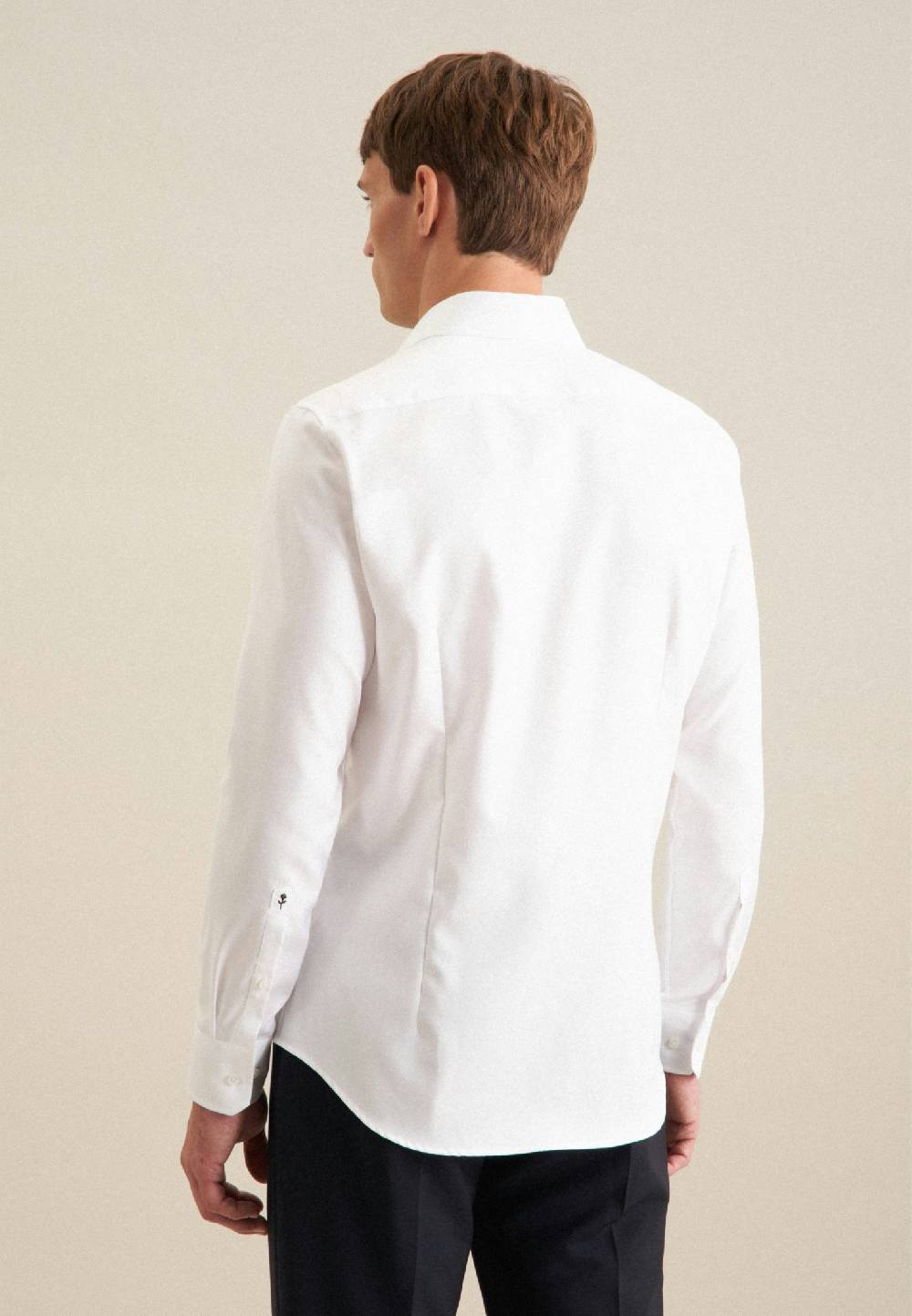 Seidensticker Bügelleichtes Twill Business Hemd in Slim mit Kentkragen Speichern exportieren