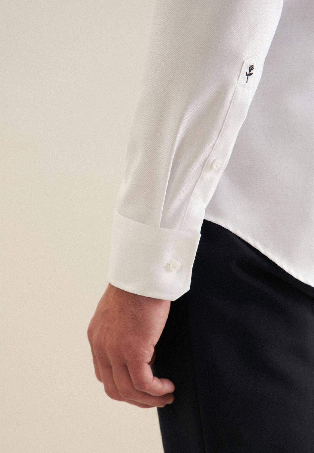 Seidensticker Bügelleichtes Twill Business Hemd in Slim mit Kentkragen Speichern exportieren