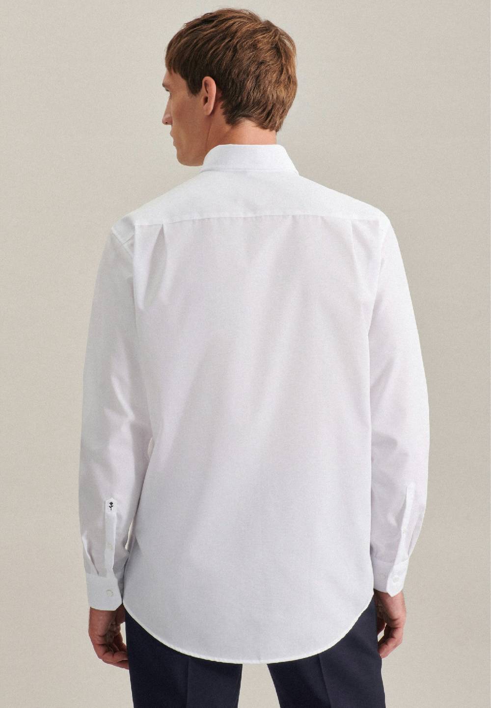 Seidensticker Bügelfreies Popeline Business Hemd in Regular mit Button-Down-Kragen 50% Rabatt für begrenzte Zeit
