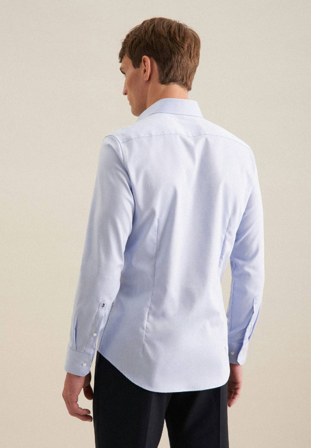 Seidensticker Bügelfreies Twill Business Hemd in Slim mit Kentkragen Online