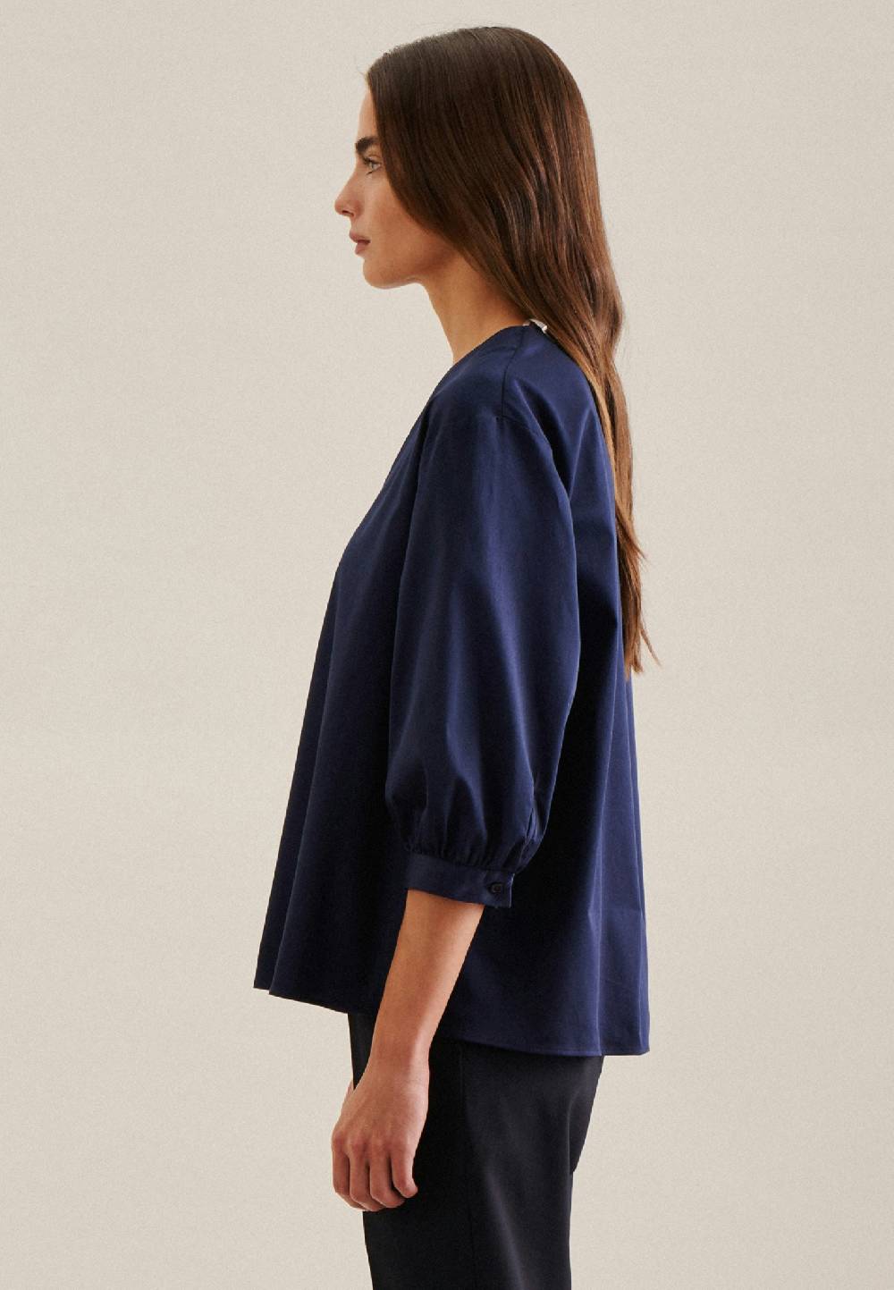 Seidensticker 3/4-Arm Satin Tunika Black Friday