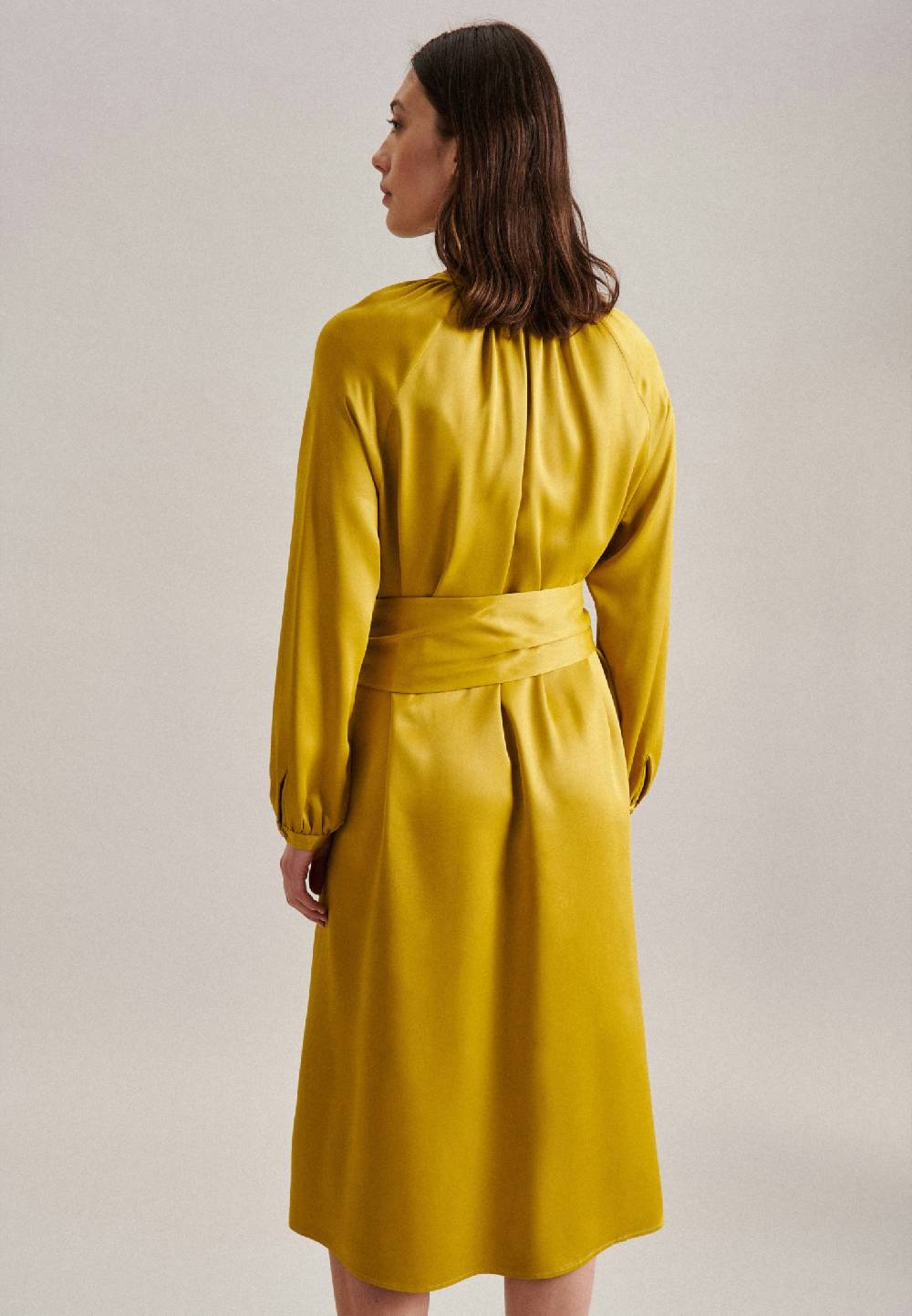 Seidensticker Satin Midi Kleid Große Rabatte