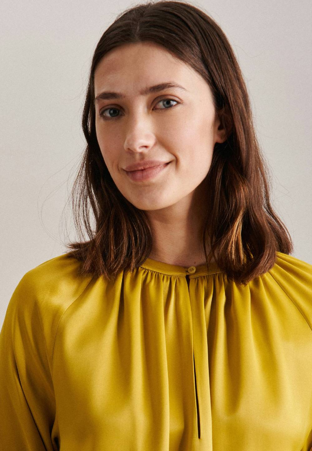 Seidensticker Satin Midi Kleid Große Rabatte