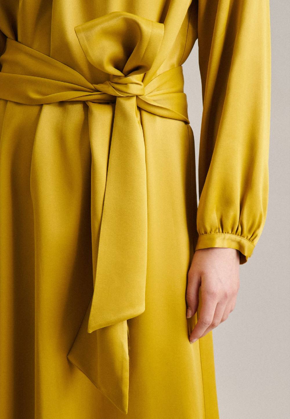 Seidensticker Satin Midi Kleid Große Rabatte