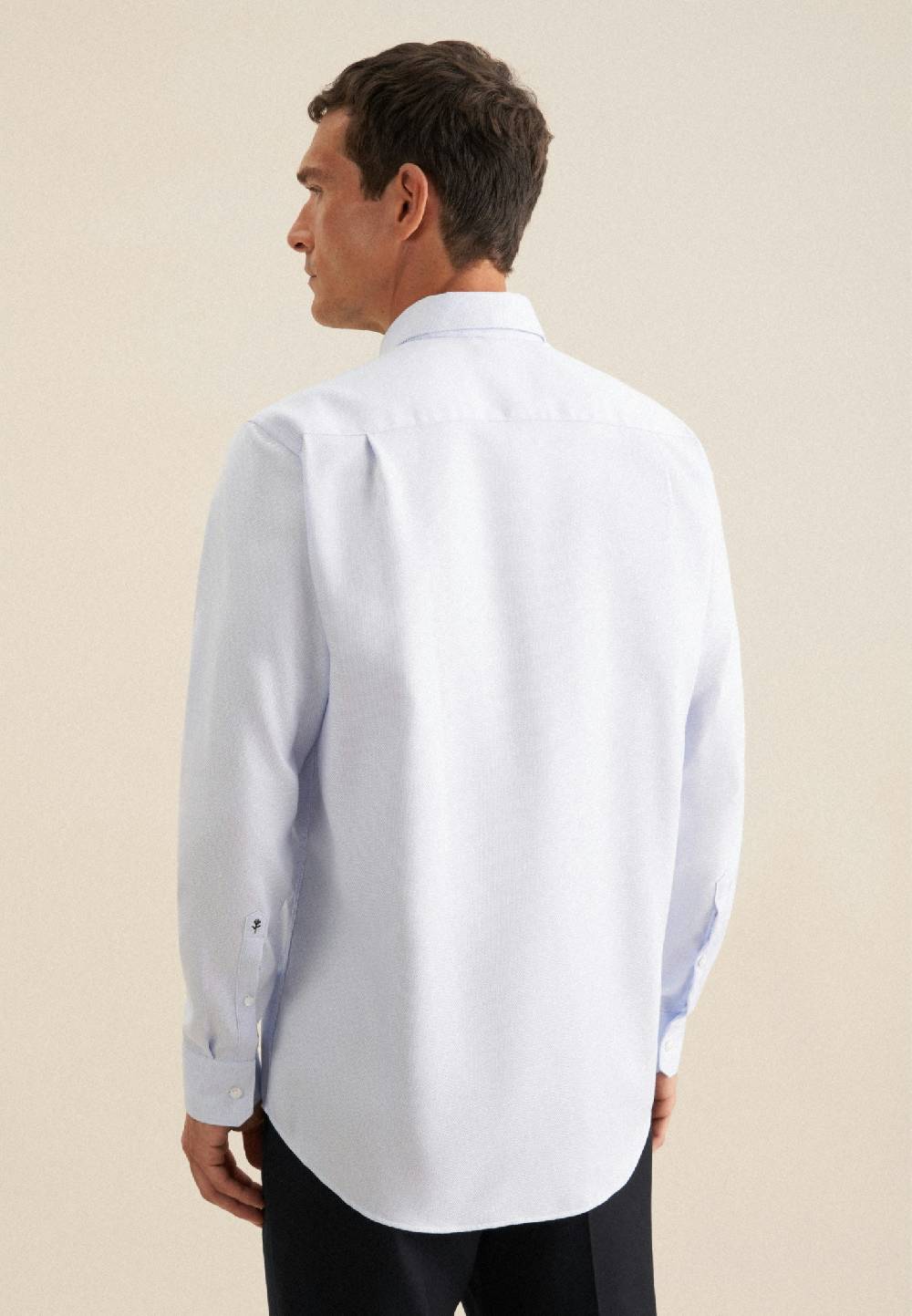 Seidensticker Bügelfreies Struktur Business Hemd in Regular mit Button-Down-Kragen Nur noch ein Tag übrig
